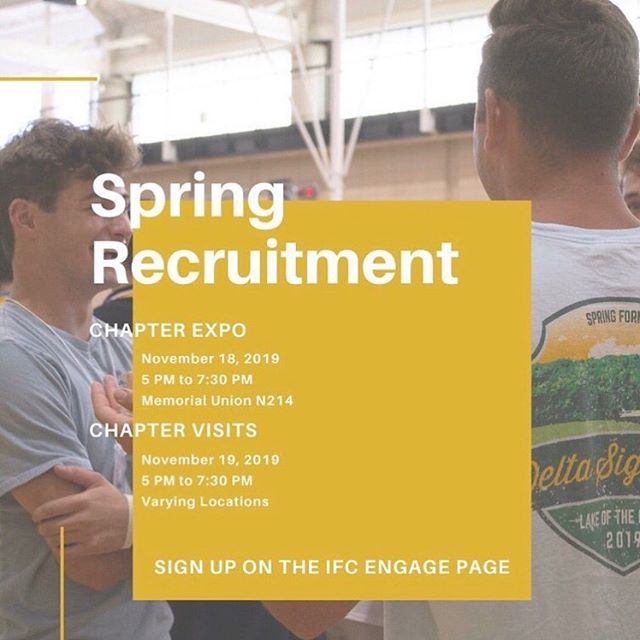 Interested in rushing ATO? Sign up through the IFC Engage Page!