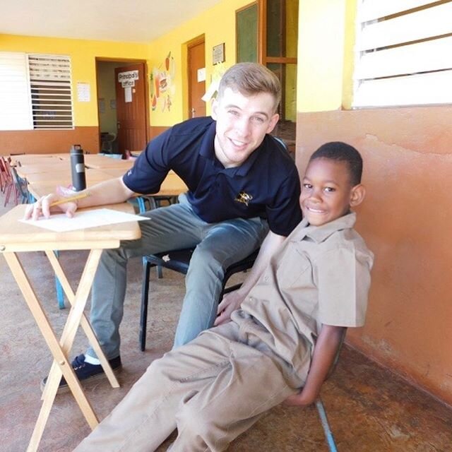 On this #TauTuesday we celebrate our brothers and their accomplishments. Brothers @tatehutter and @collin.leach helped serve and build strong relationships with the people of Harmons, Jamaica. Thank you for your hard work displaying what true men of 