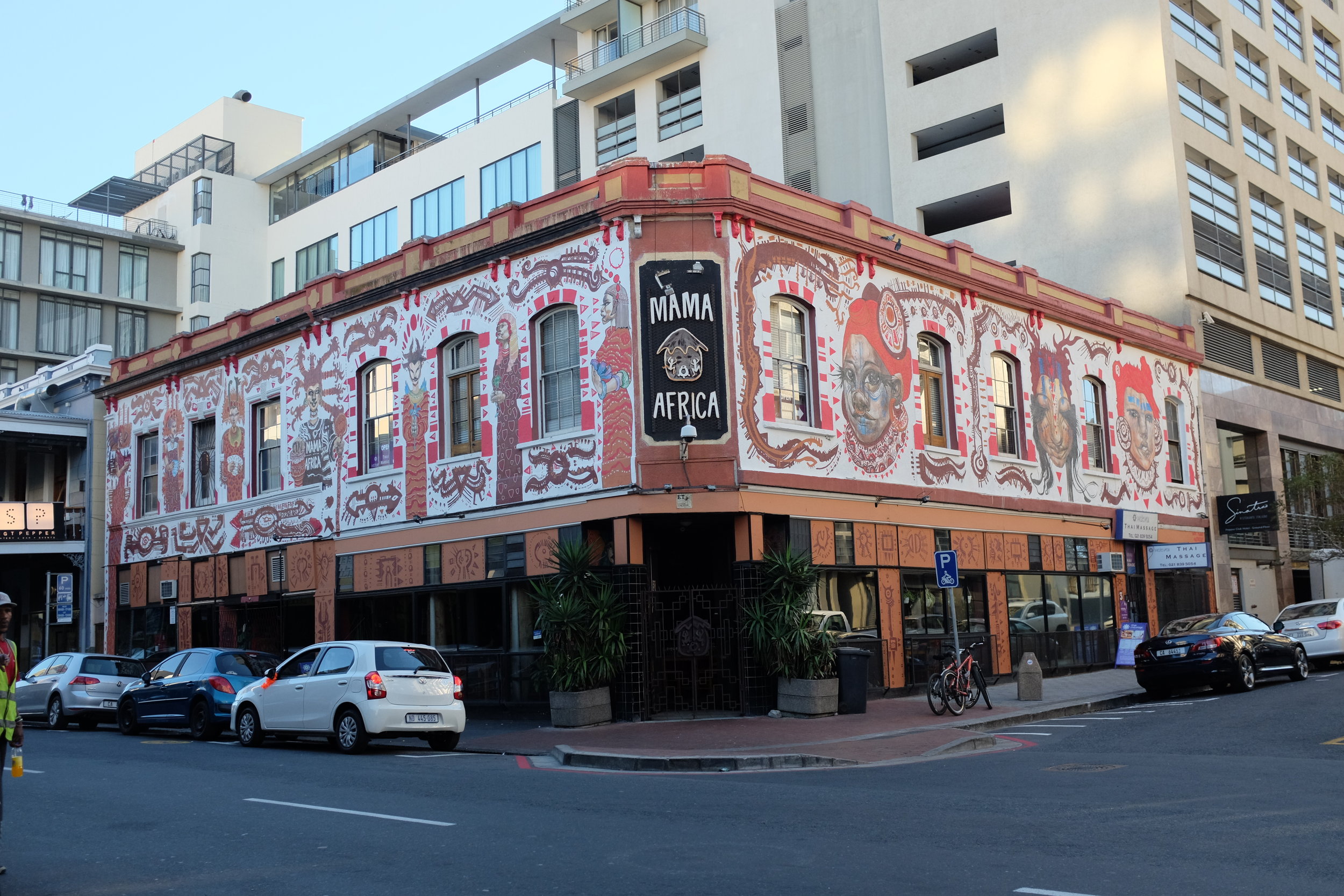 A kitschy restaurant across the street from my hostel.