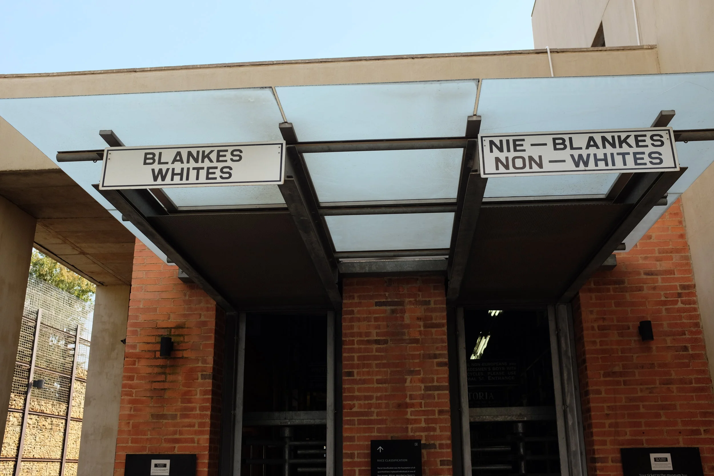 Only spent a day in Johannesburg, just enough time to take a quick tour of the city and go to the excellent Apartheid Museum. At the ticket booth, you are issued a tag printed with either "White" or "Non-Whites." Enter the corresponding door, and yo…