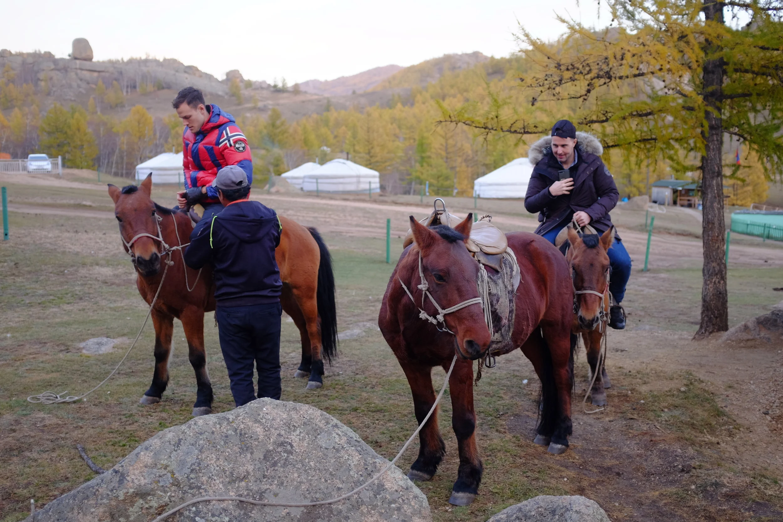 guys on horseback