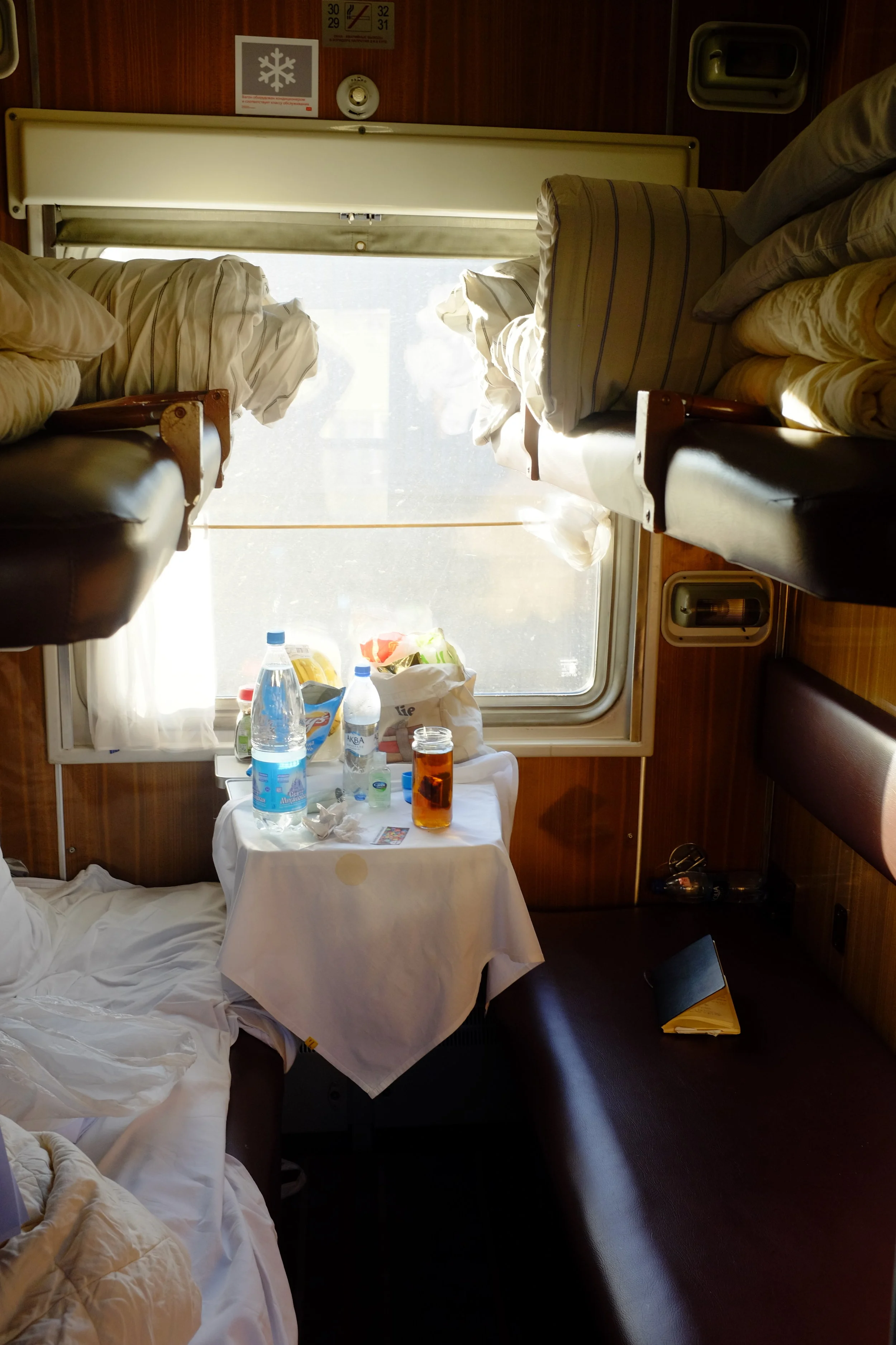 inside train car trans siberian 1