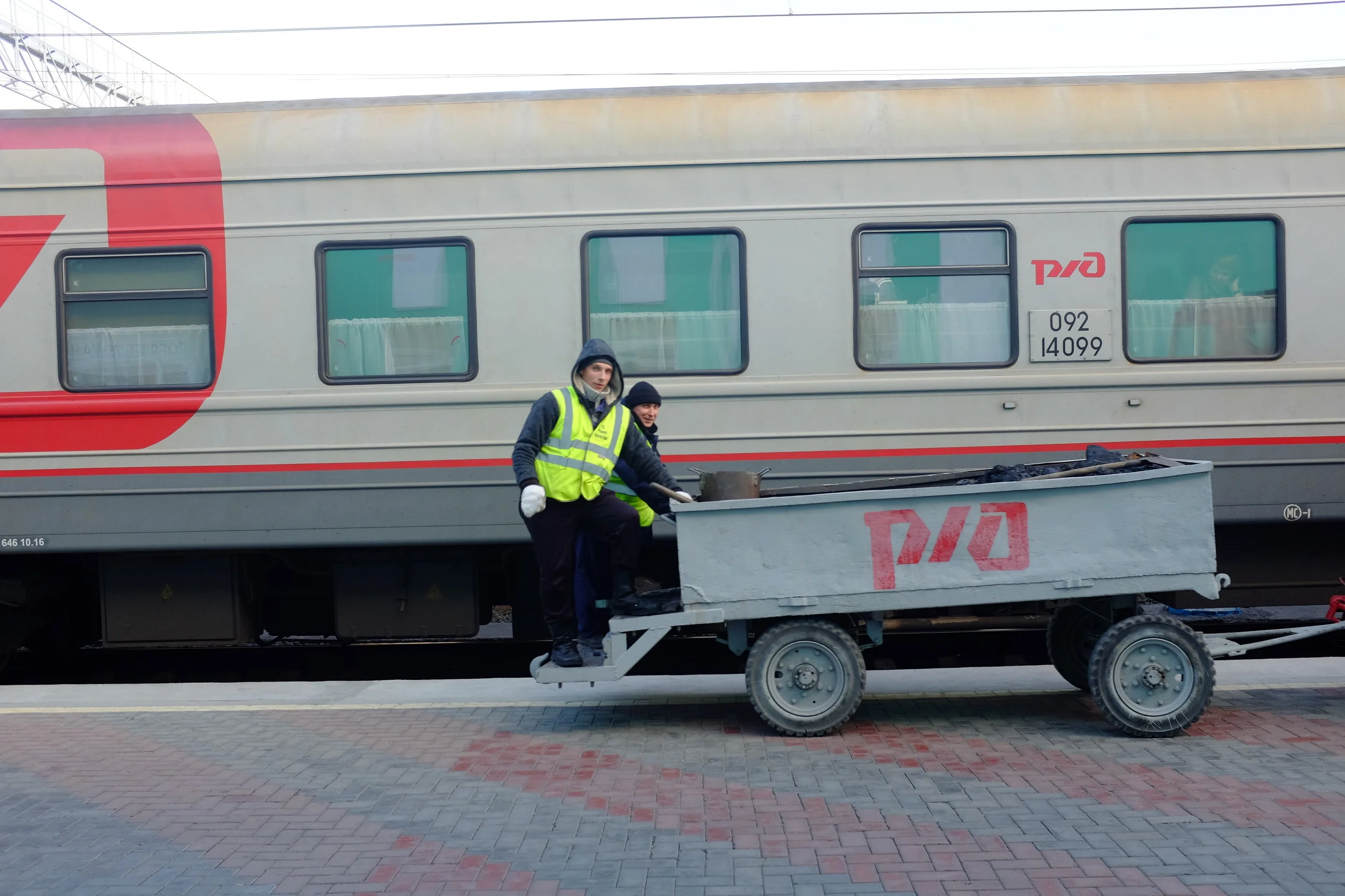 coal at stop trans siberian
