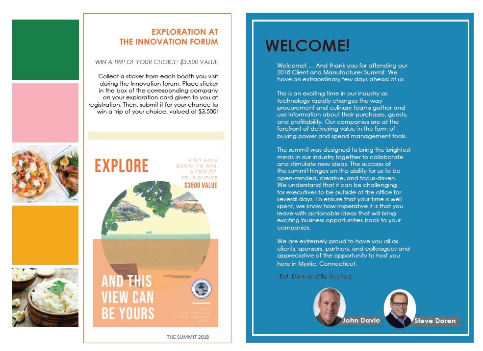 Brochure Pages, 2018 Summit