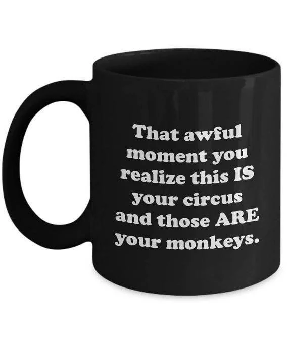 Morning ☕️ now where have my monkeys gone 🙈 
 #monkeys #gone #weekend #circus #notmymonkeys