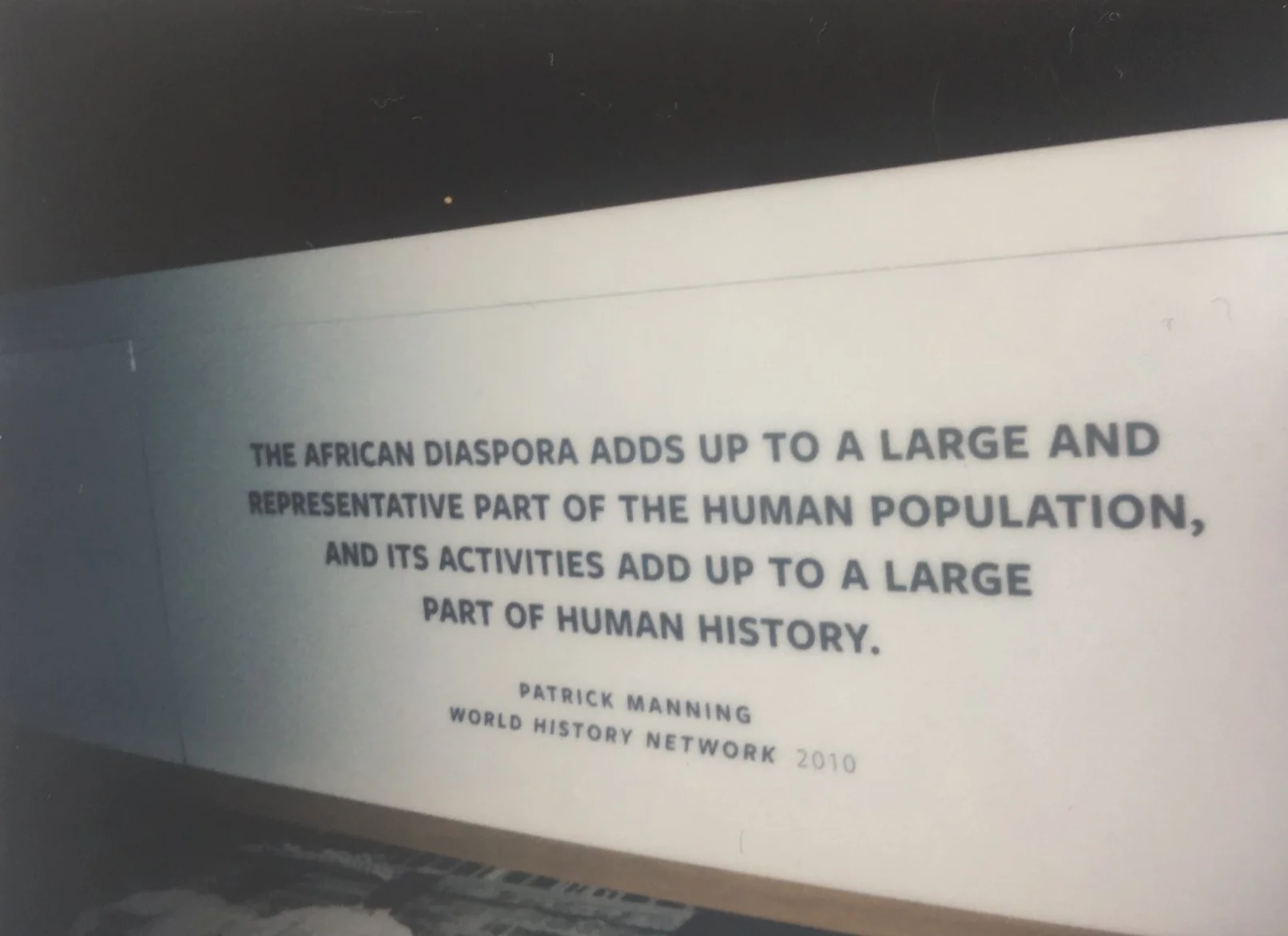 Feb 2017 visit to the African American Smithsonian in DC