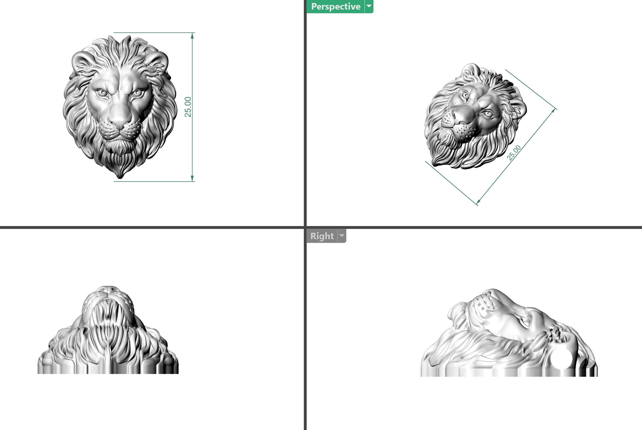 Lion Pendant  