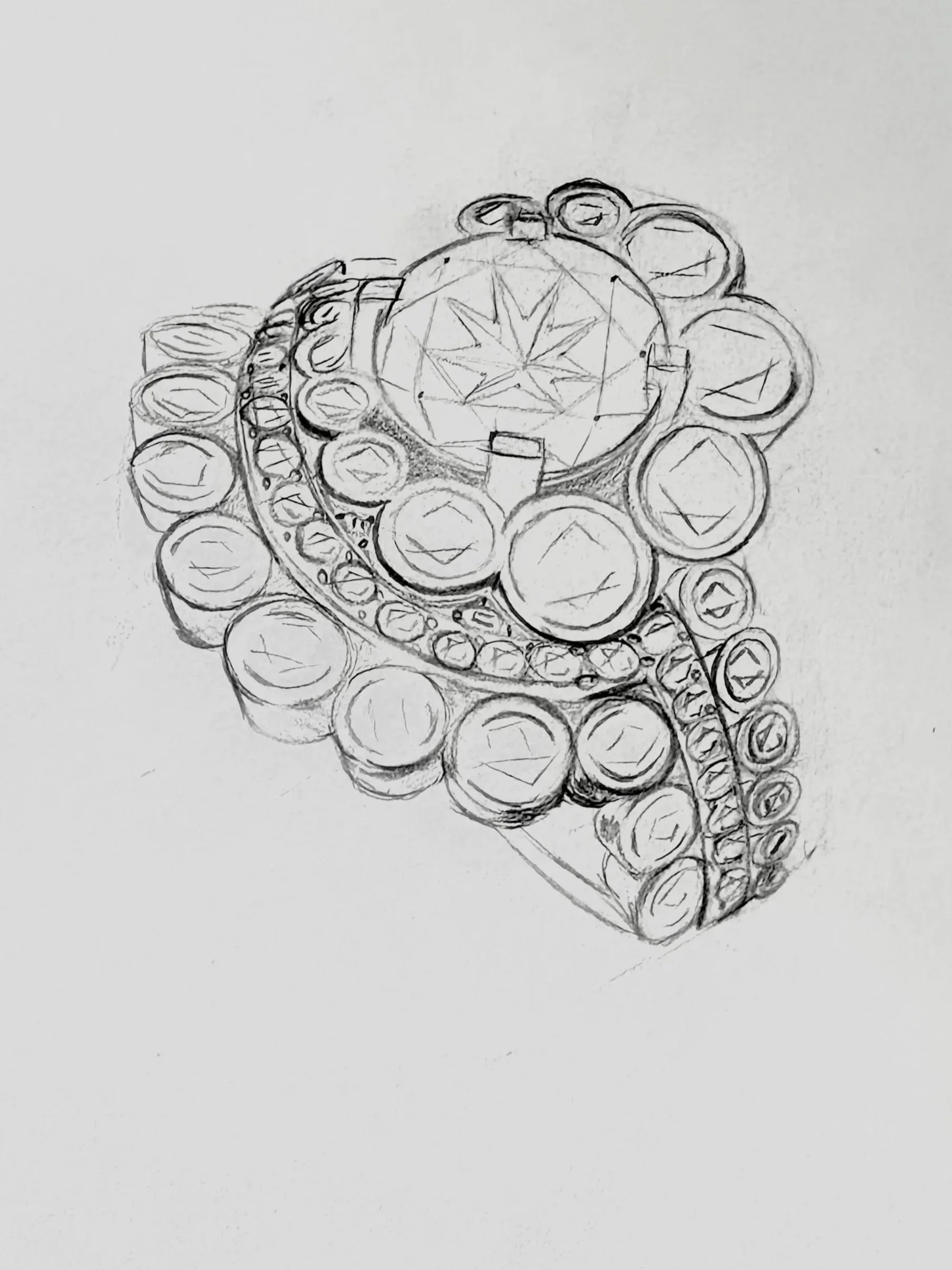 Table Sketch done while in Custom Consultation 