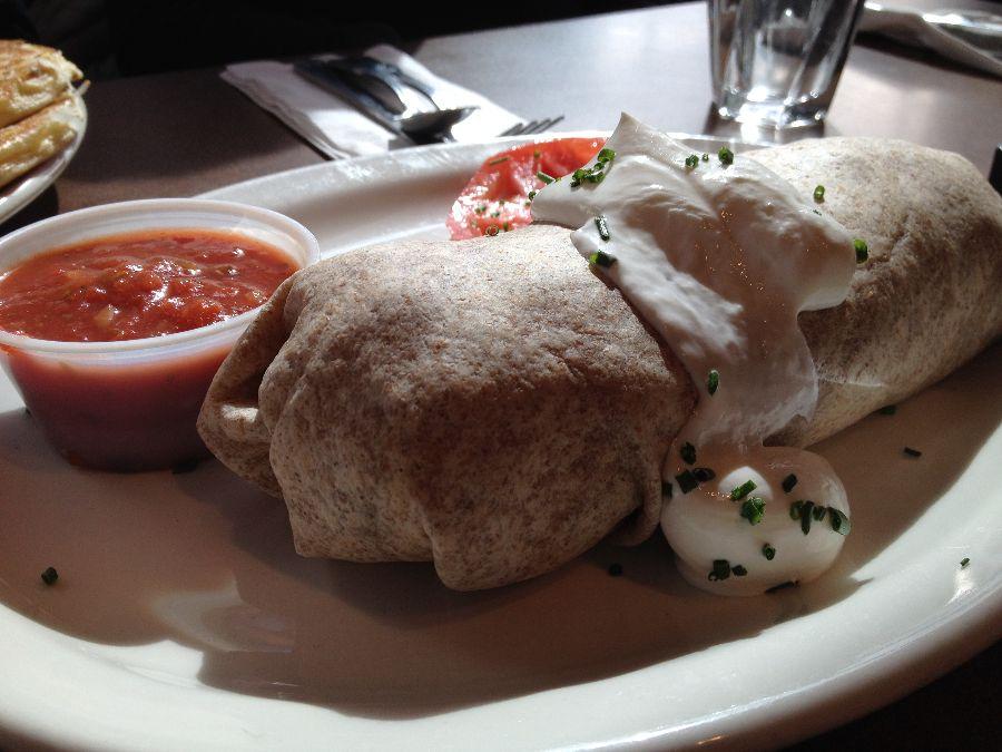 Don’t be fooled by this burrito’s appearance. It didn’t taste as good as it looked.
