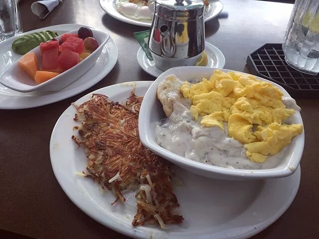 Weekend special anybody? Biscuits &amp; Gravy (w/ sausage &amp; mushroom) available Sat &amp; Sun! 🍳