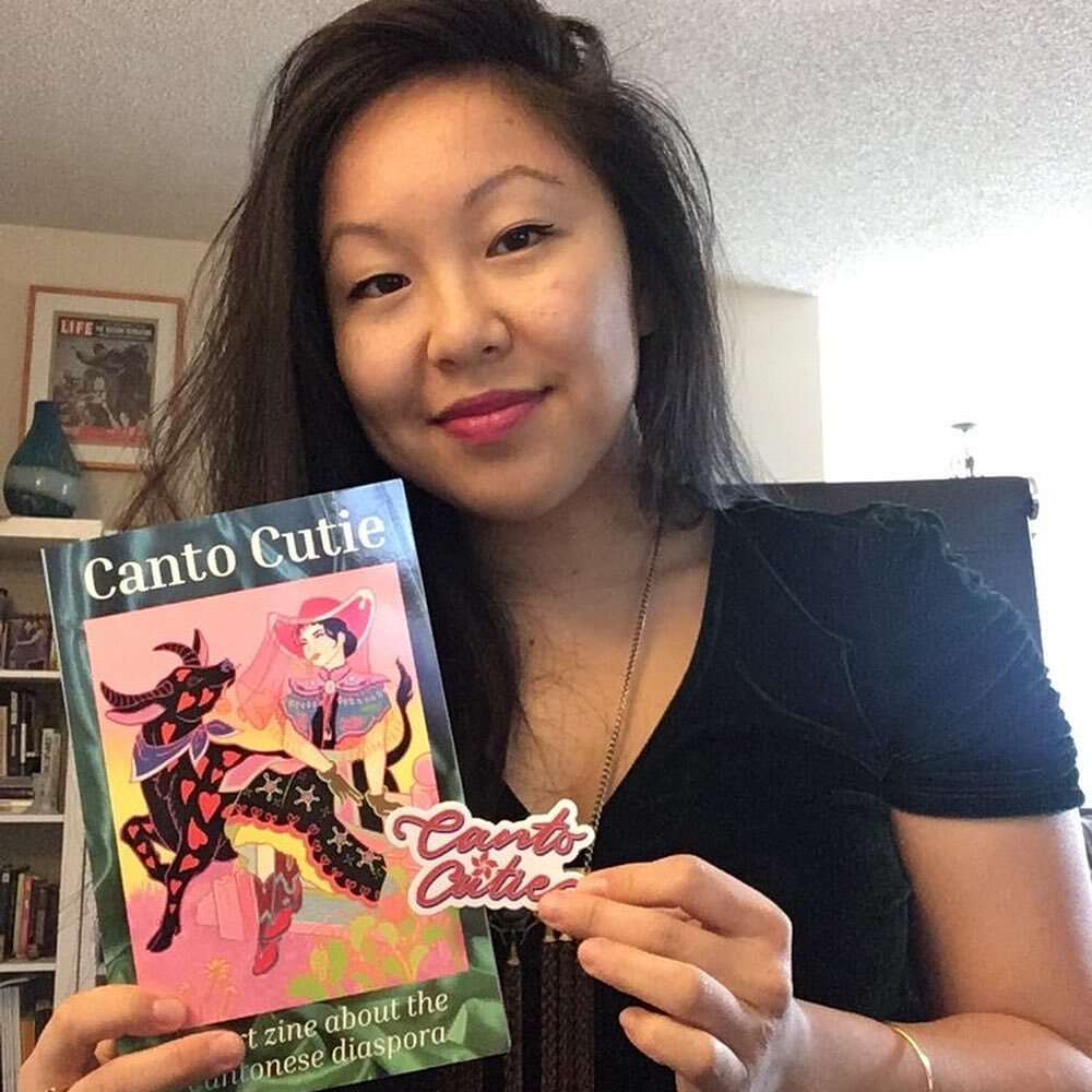 Meet @cantocutie! &quot;Canto Cutie is a juried art and literature zine that publishes the work of Cantonese artists and writers around the world. Founded in 2019 by Katherine Leung, it is edited by Tsz Kam and Meaghan Yuen, and translated by G. The 