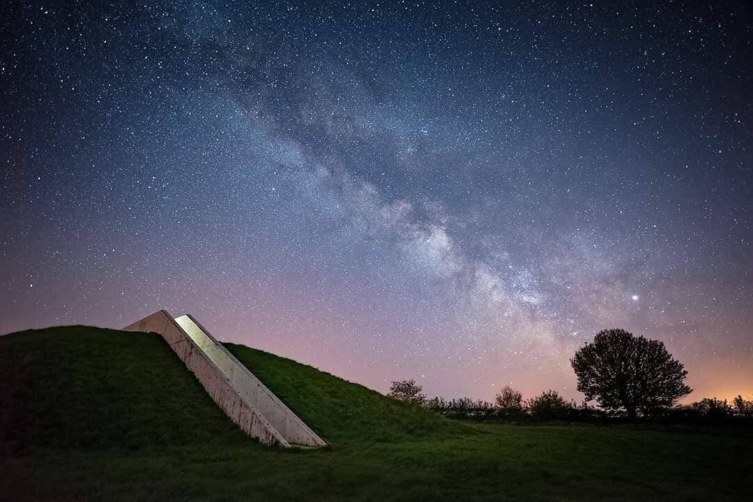 Heavens Above

The Galactic Core over 1798 Rebellion memorial Tulach a t'Solais. Jupiter shining brightly over the Dark Horse nebula. Taken in May 2019. This is my favourite image of the year and has been selected to feature in the International Dark