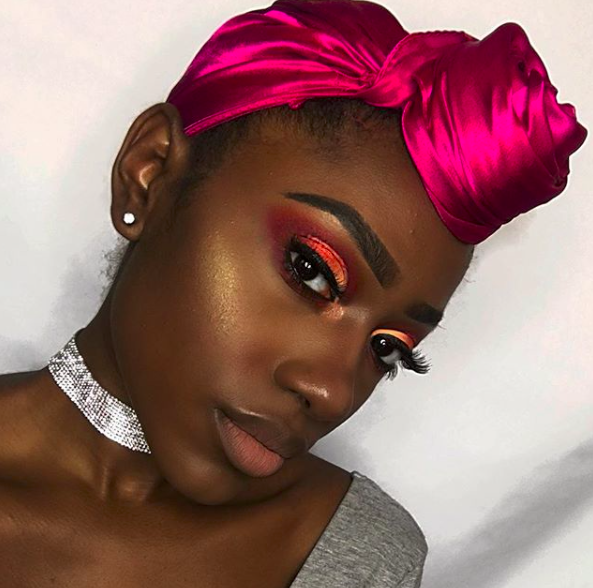 Diamonds, highlighter, and pink is all Keisha needs to stand out like no other! 