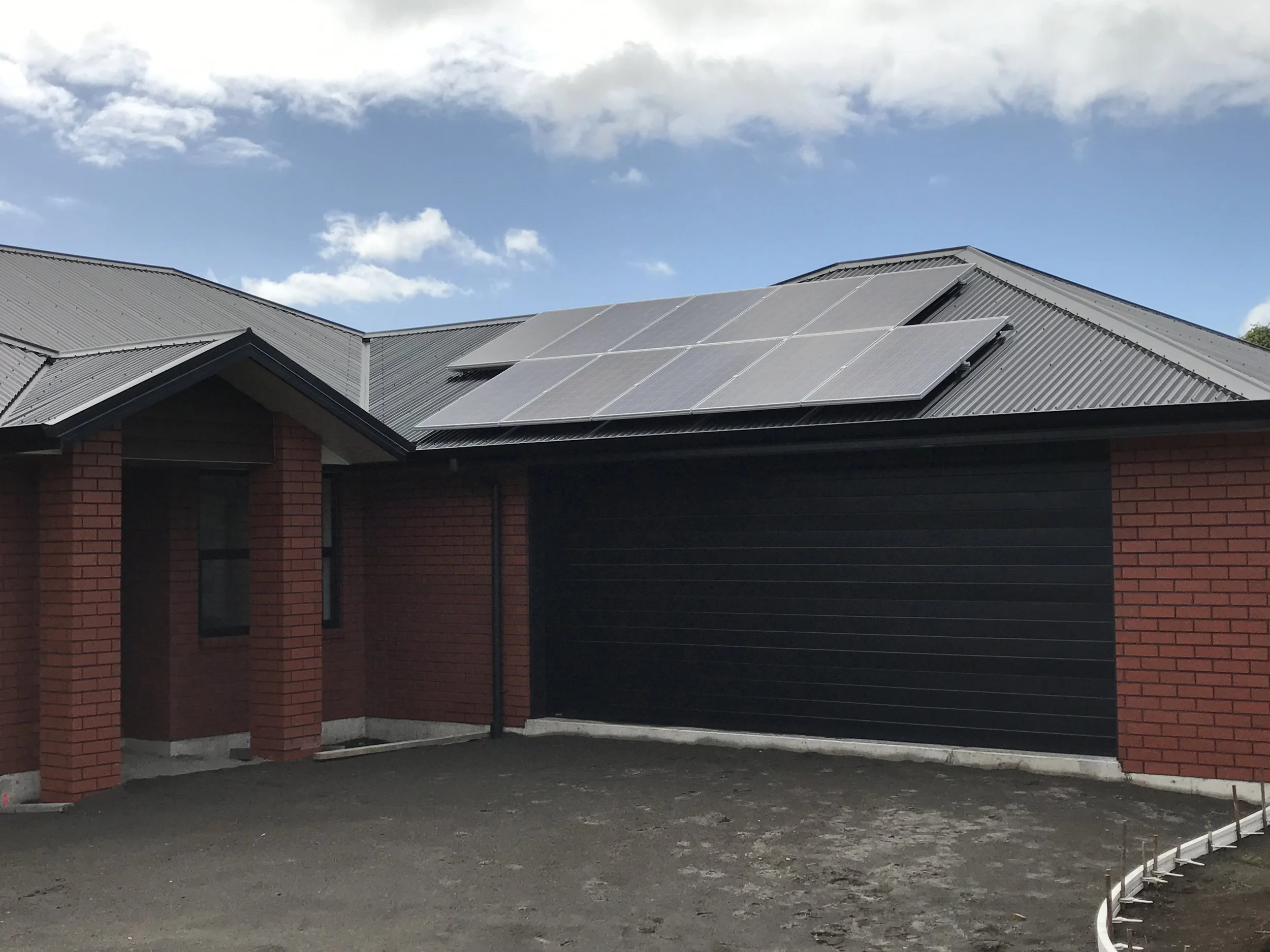 Solar System on a house in Waitara