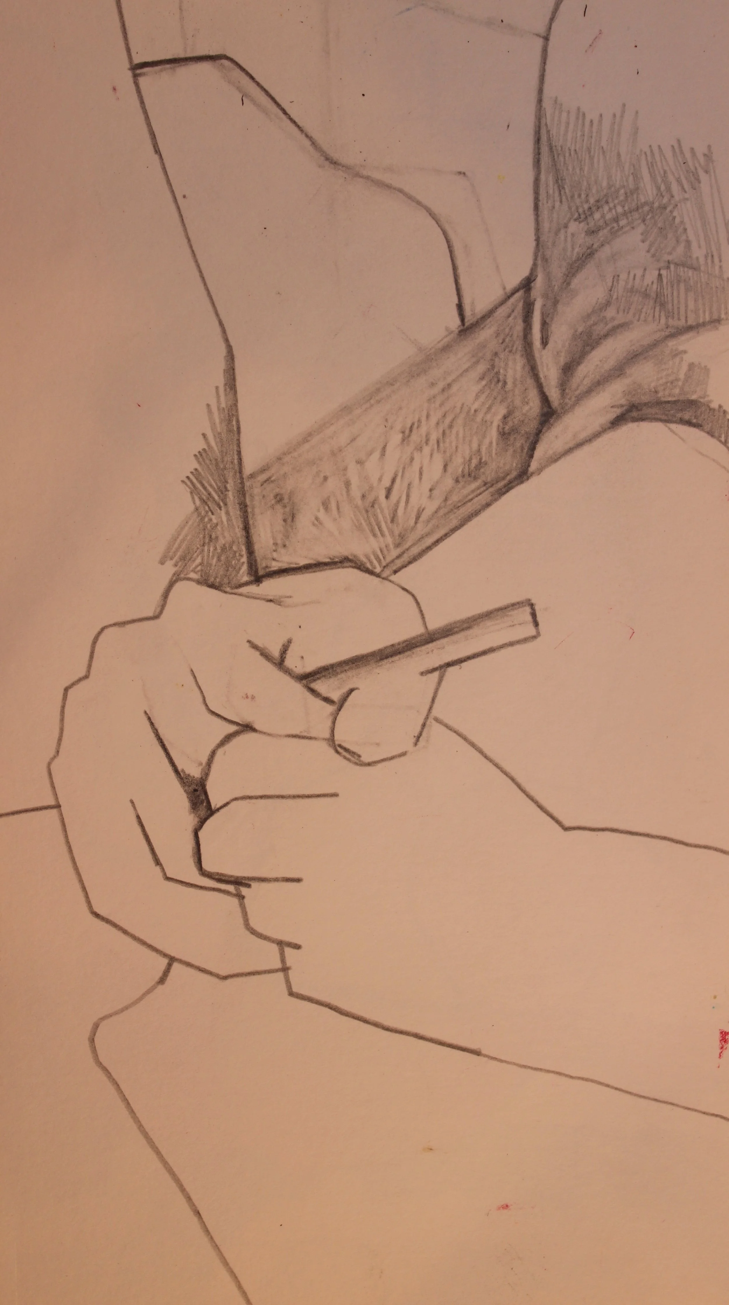 Sketchbook: C-Line Hand Study