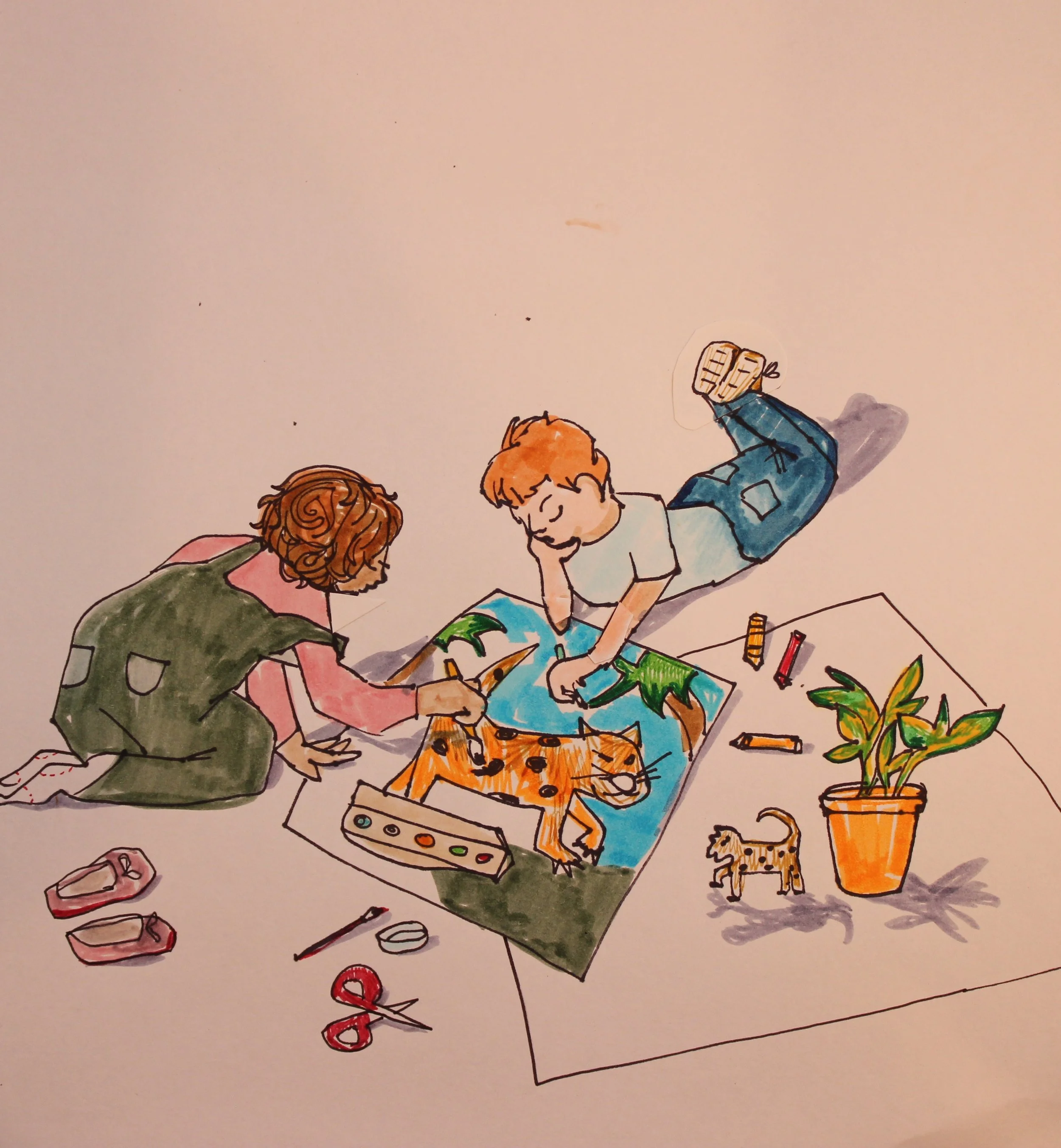 Sketchbook: For children's book "Make Believe" 