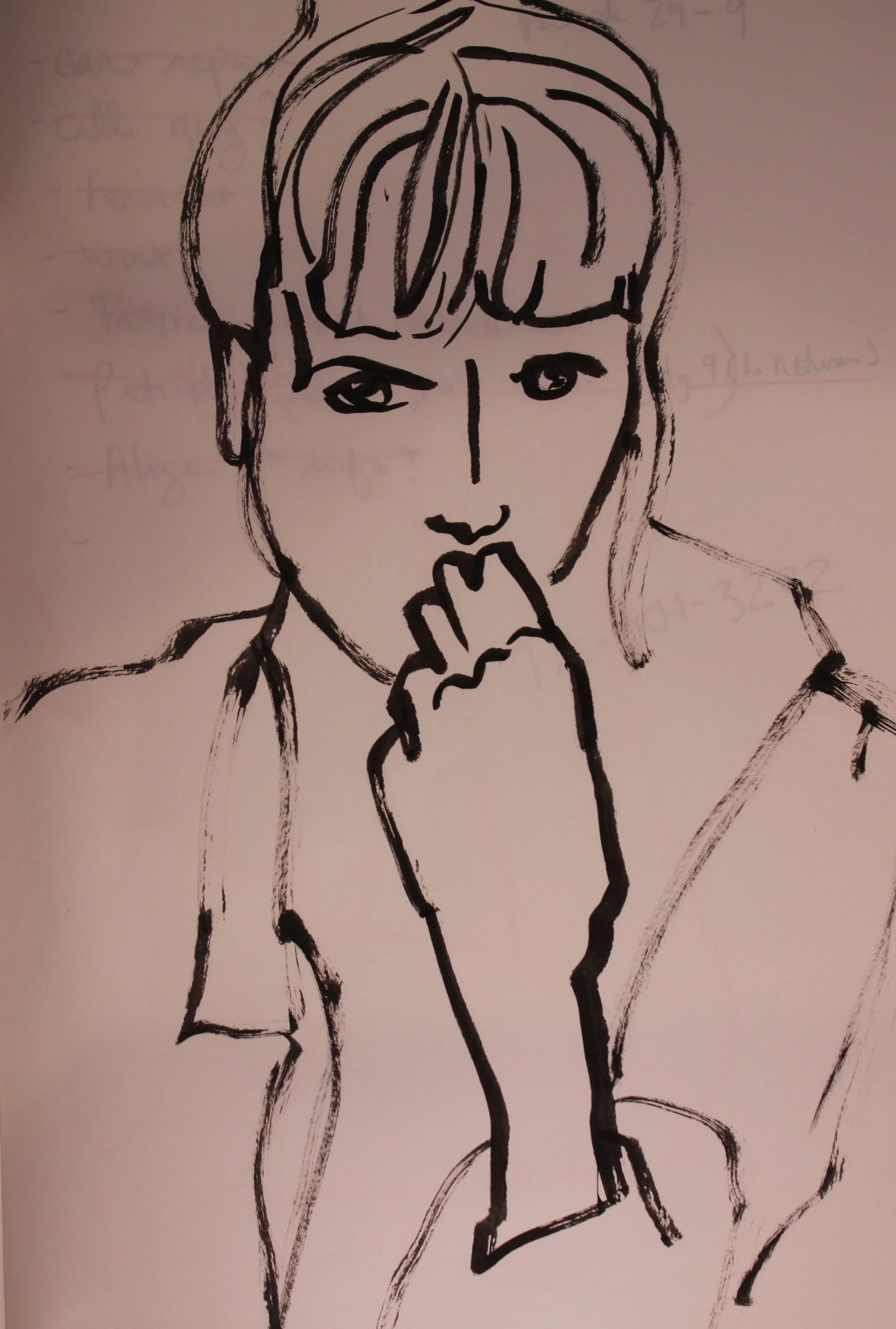 Sketchbook: Anya thinking