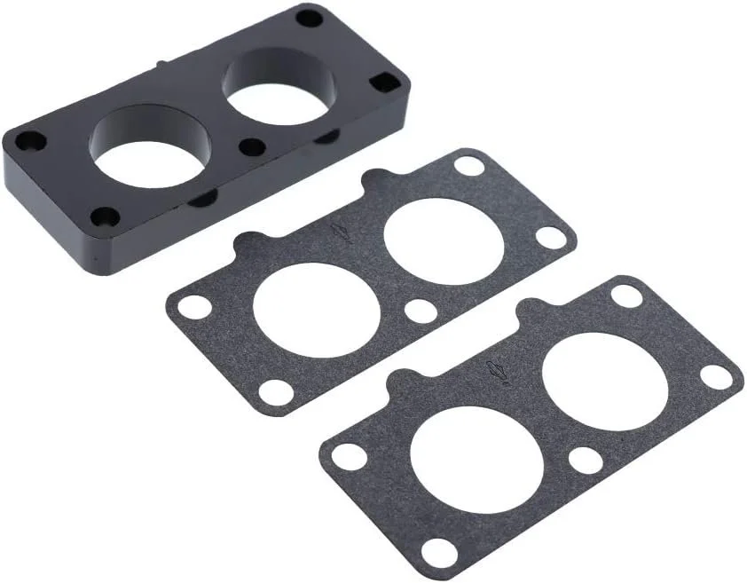 Double barrel carb spacer