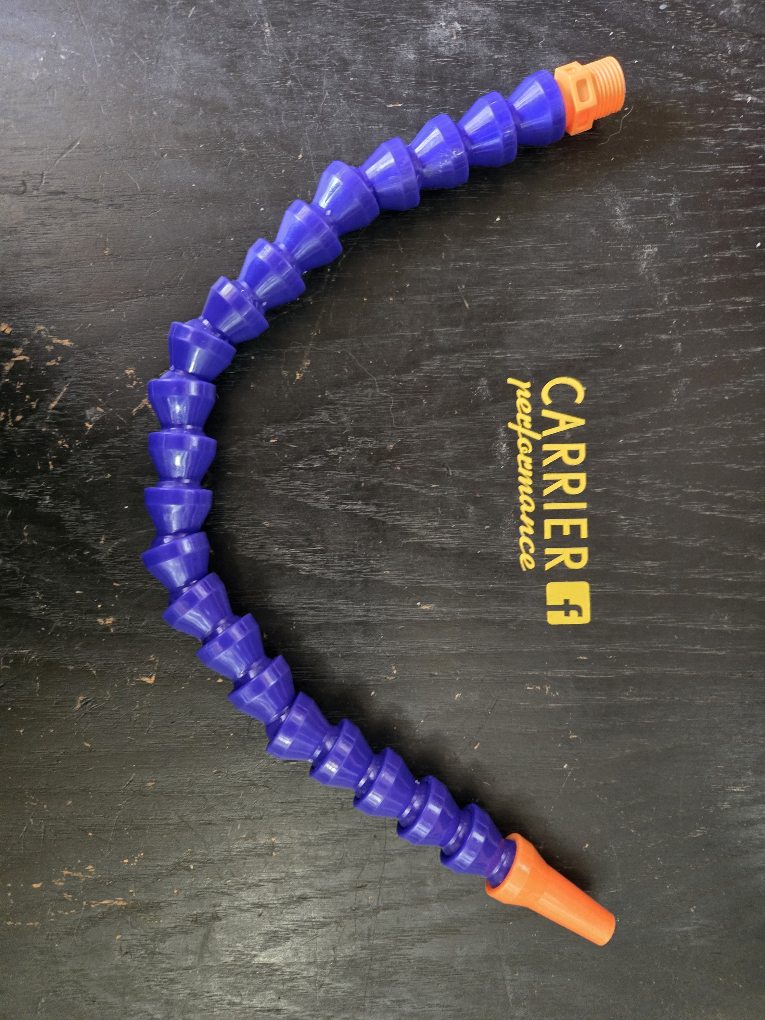 Flexible oil drain hose