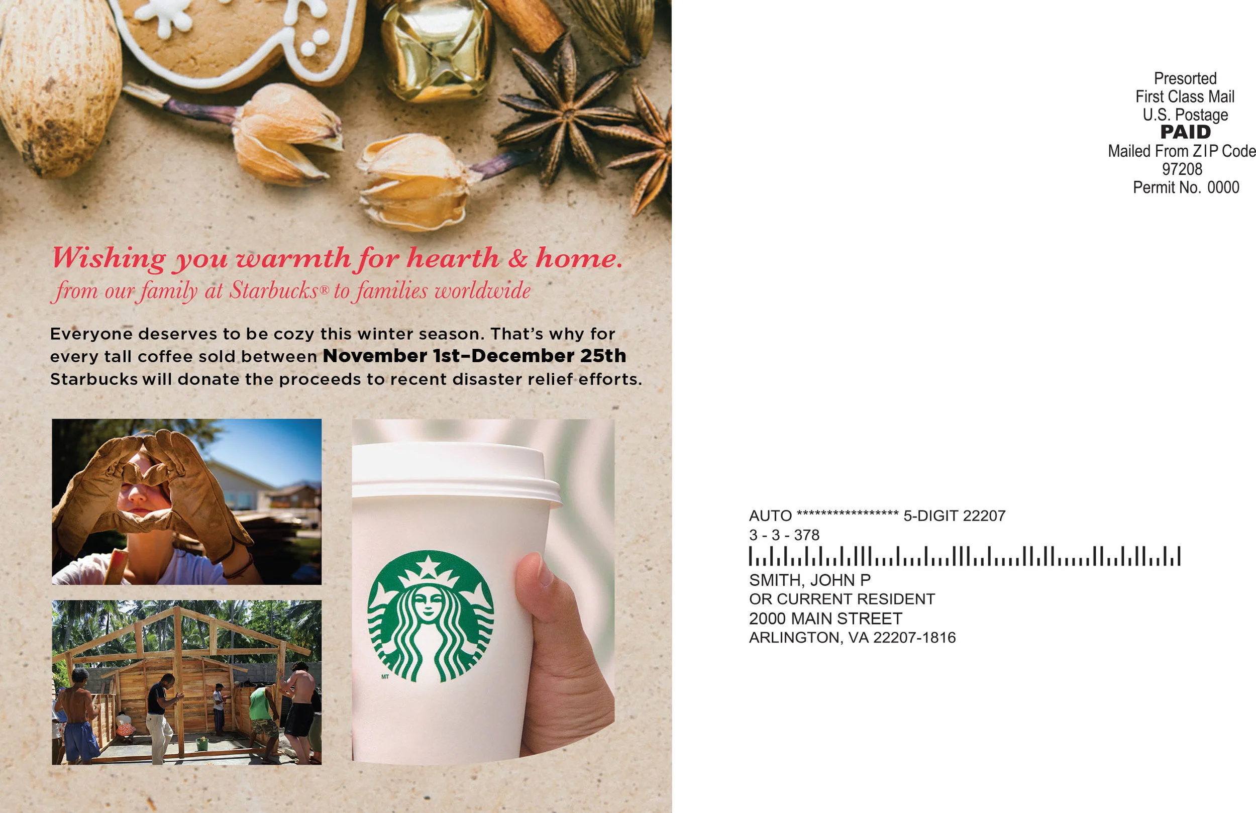 Coupon Postcard Template: Front – 8.5” x 5.5”