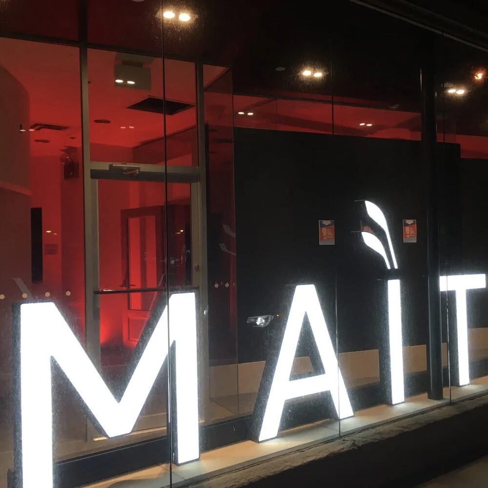 Tonight Maitri goes red in honor of World AIDS Day