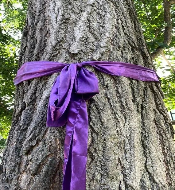 Tie a Purple Ribbon today for Somebody’s Someone