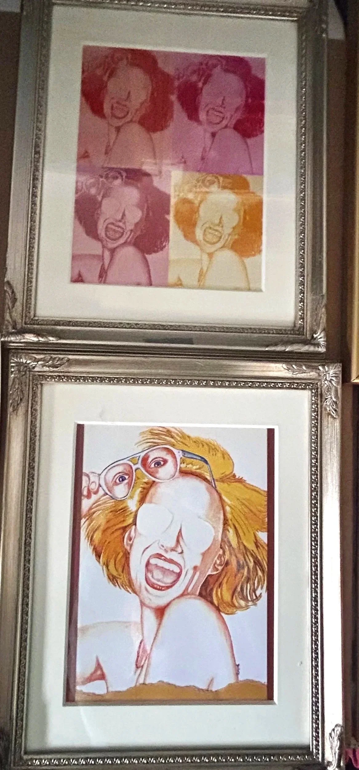 "Ode to Warhol" and "PaperMoon view"