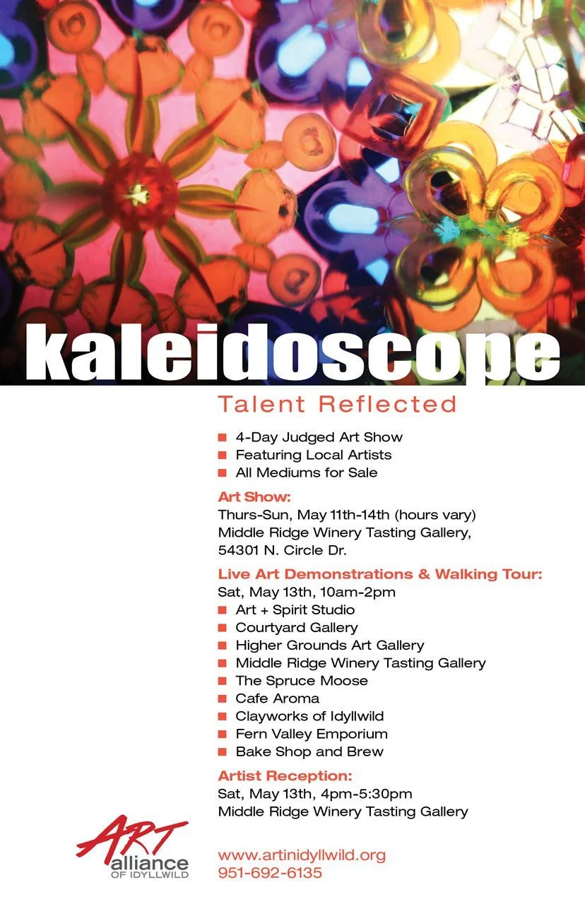 Art Alliance of Idyllwild's "Kaleidoscope: Talent Reflected" Group Show
