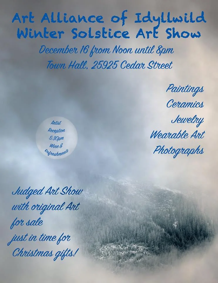 Art Alliance of Idyllwild's Winter Solstice Art Show