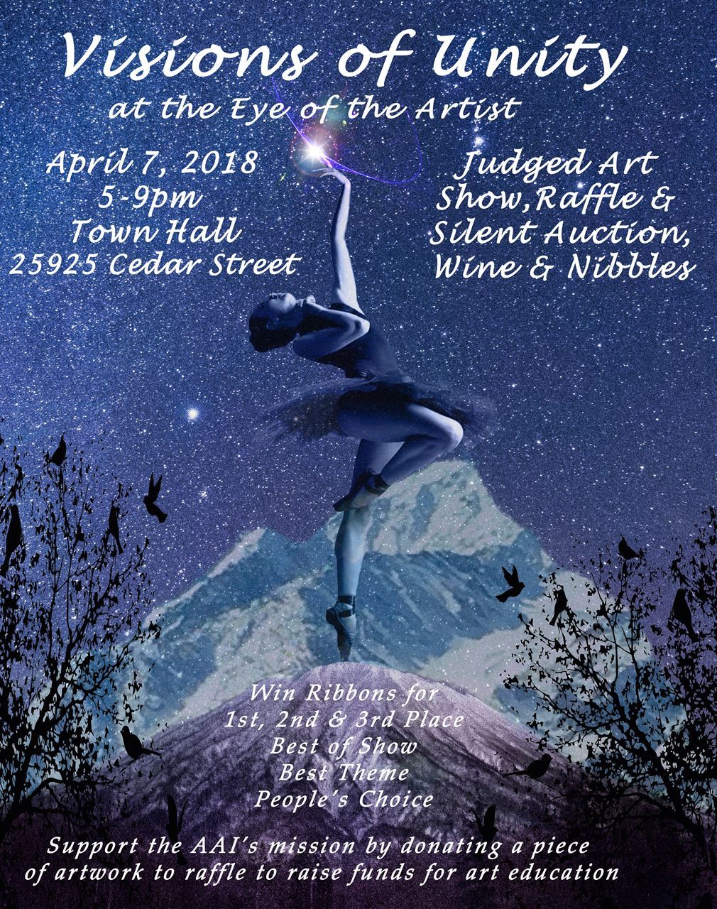 art alliance of idyllwild's "eye of the artist" event