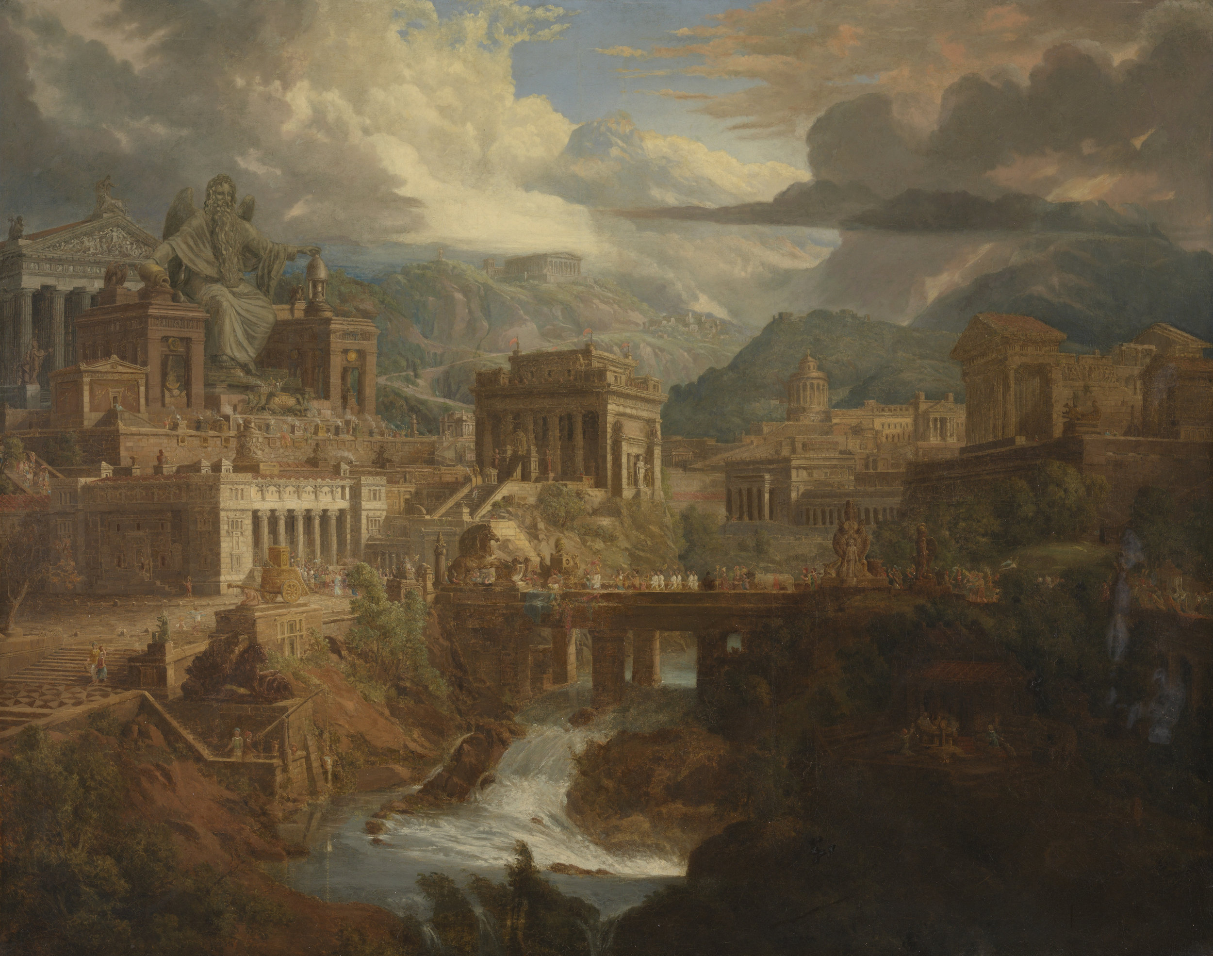 Jupiter Pluvius (detail) by Joseph Gandy (1771–1843), 1819. Photo: Tate, London