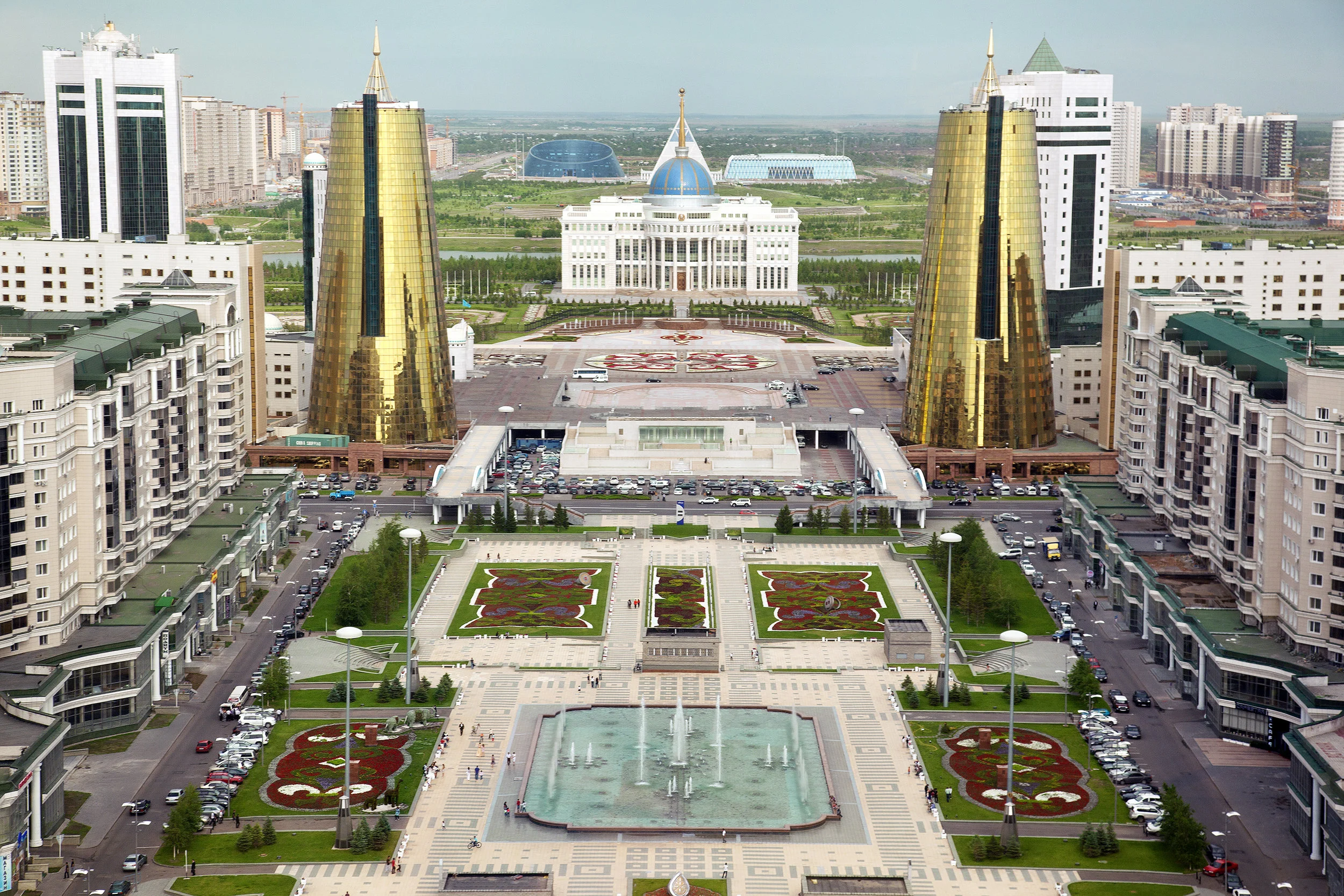 Golden Towers of the House of Ministries. Photo: Ryan Koopmans. 