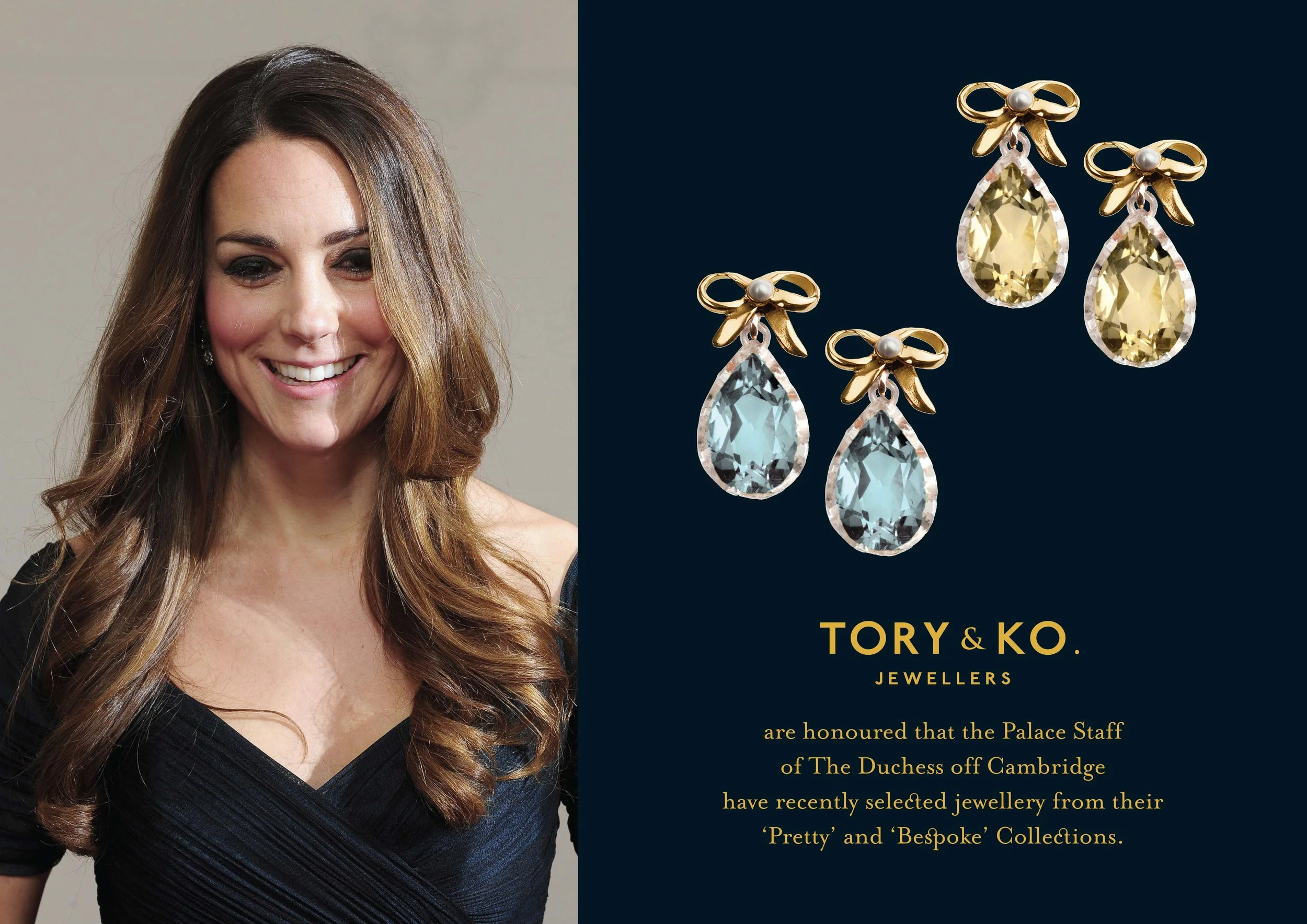 Kate Middleton Pretty Collection Bow Earrings .jpg