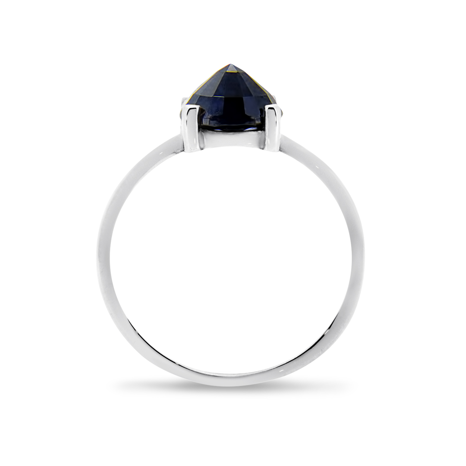 Silver Single Sapphire Ring from Stella Midnight Collection.jpg