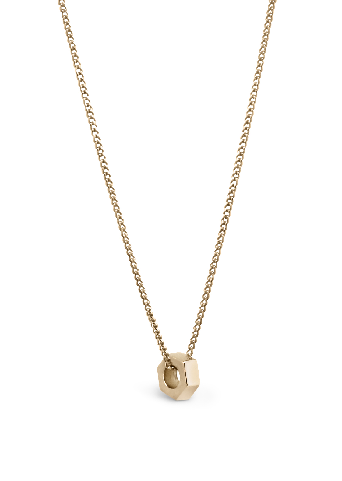Single Stellation Necklace Gold close up.jpg