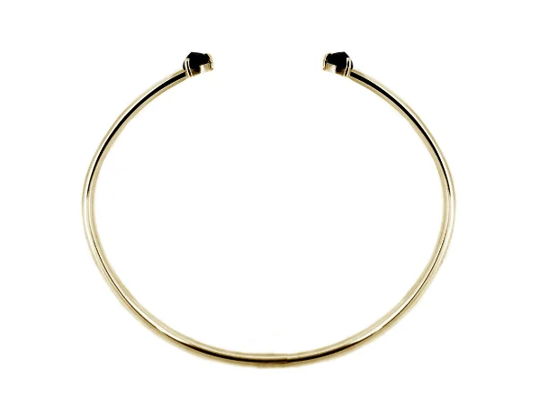 Stella Midnight Bangle in Gold with Black Sapphires.jpg