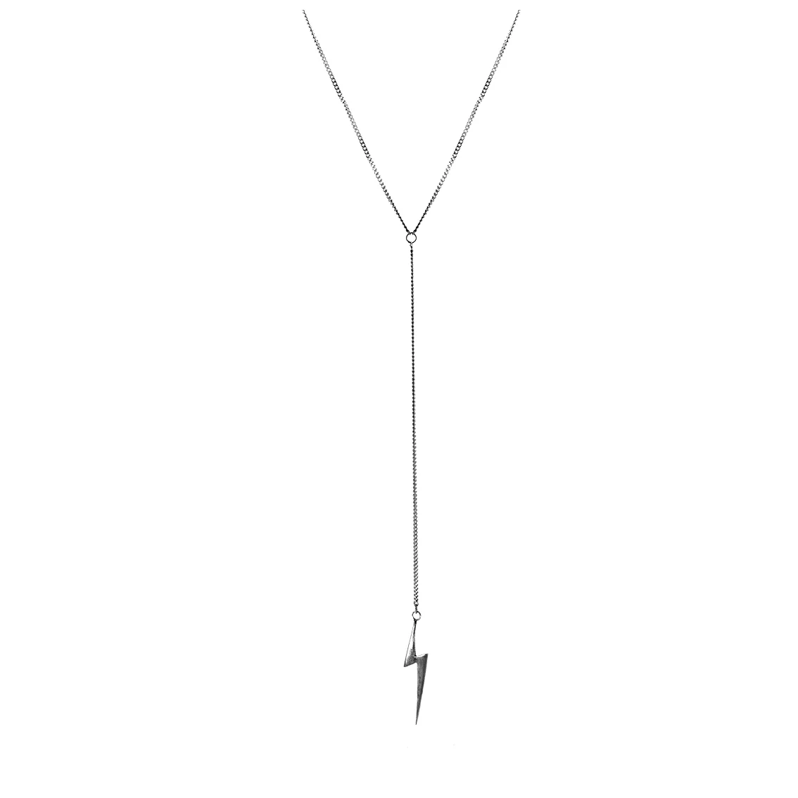 Stella Lightning Bolt Long Necklace STG.jpg