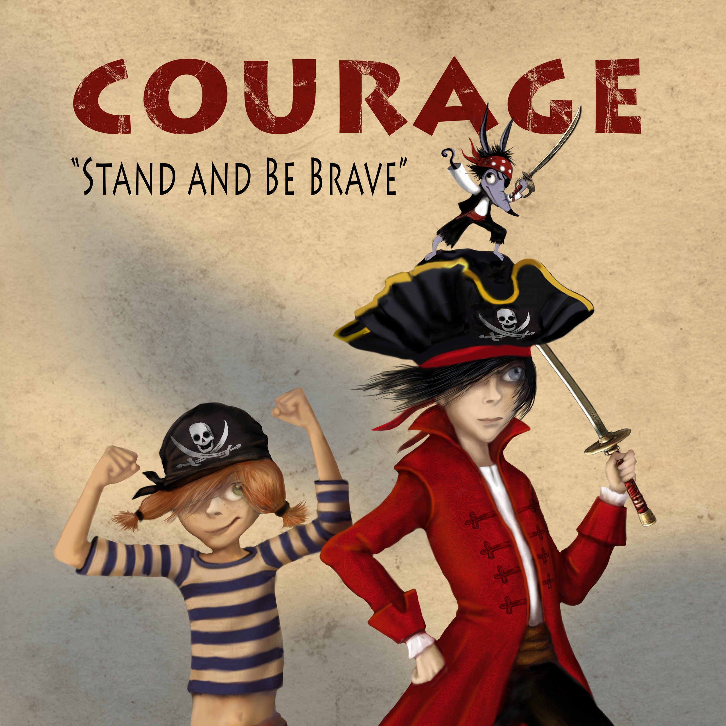 "Courage" by Danibelle, picture book cover, 2017