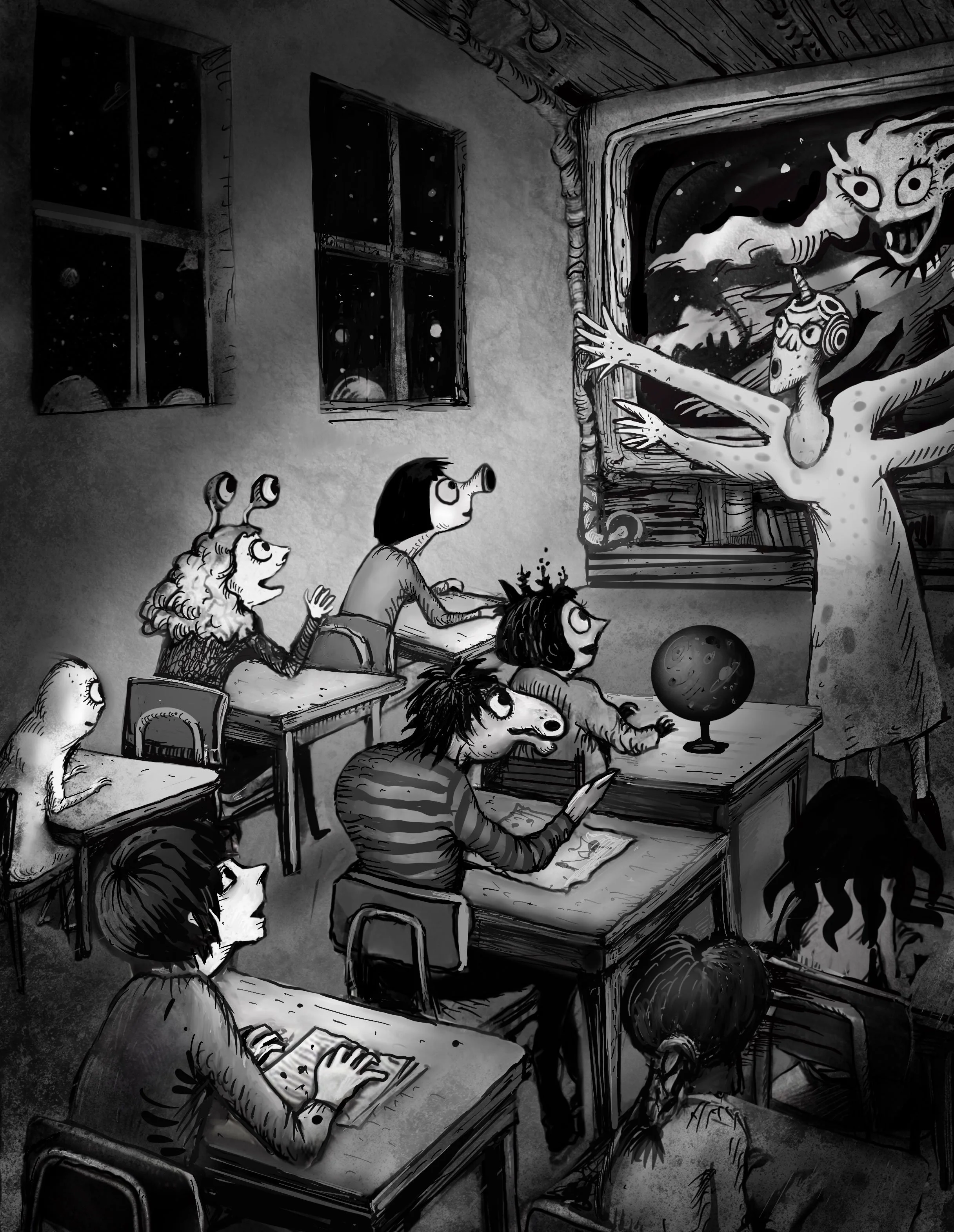 The School of the Seven Galaxies by Ruslan Saghabalyan