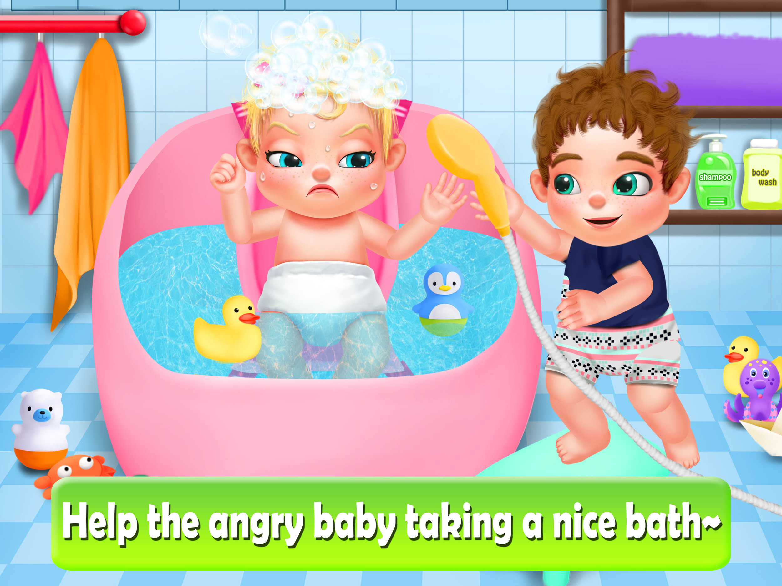 baby bath tub at game