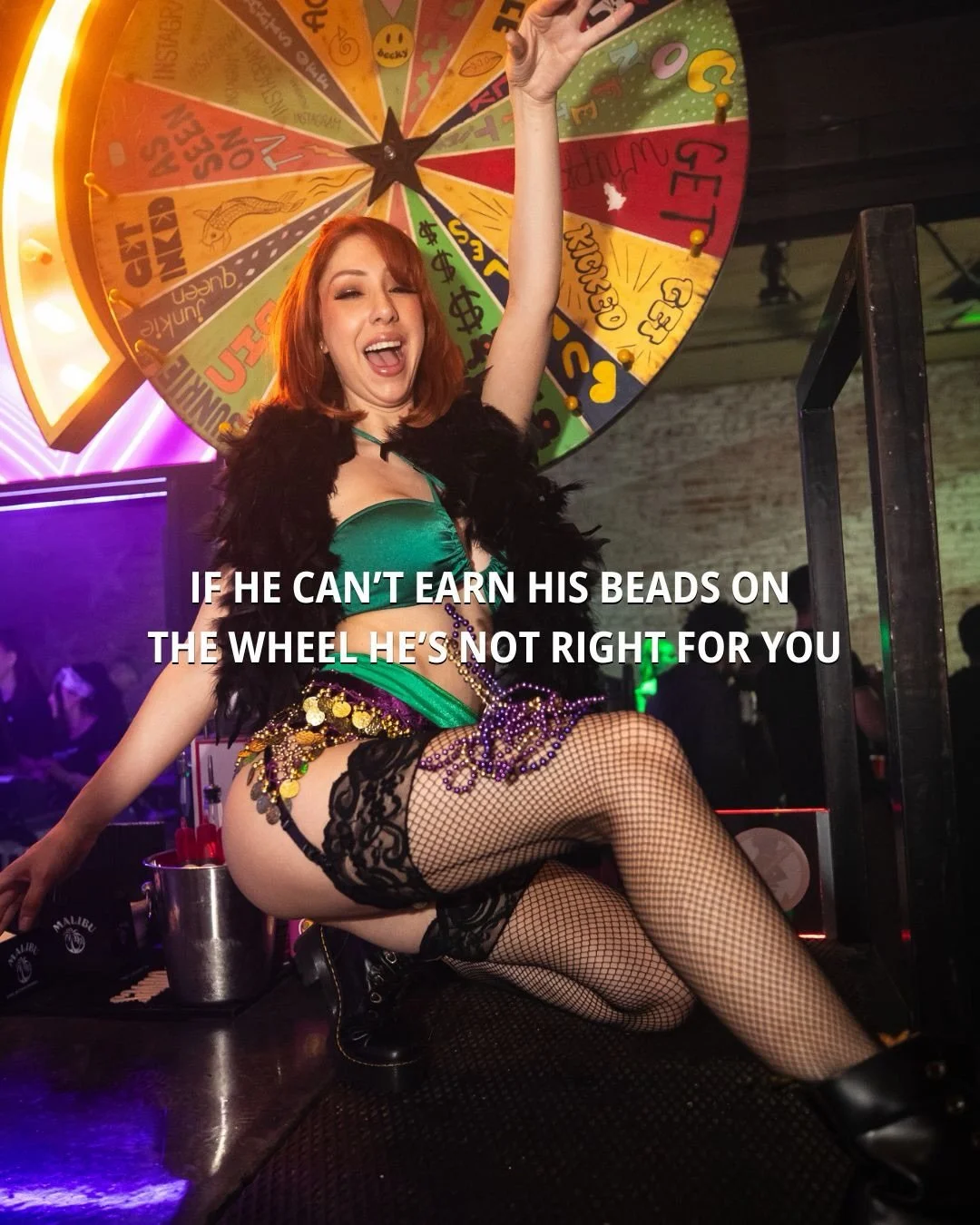 If your valentine didn&rsquo;t text back, come celebrate Mardi Gras this weekend instead! 💜💛💚

We&rsquo;ve got beads and booze waiting✨🥂