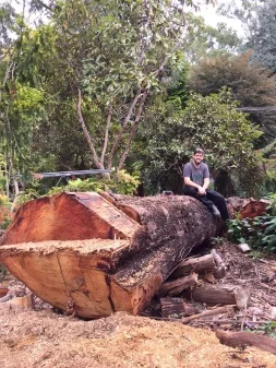 Matt on log.jpg