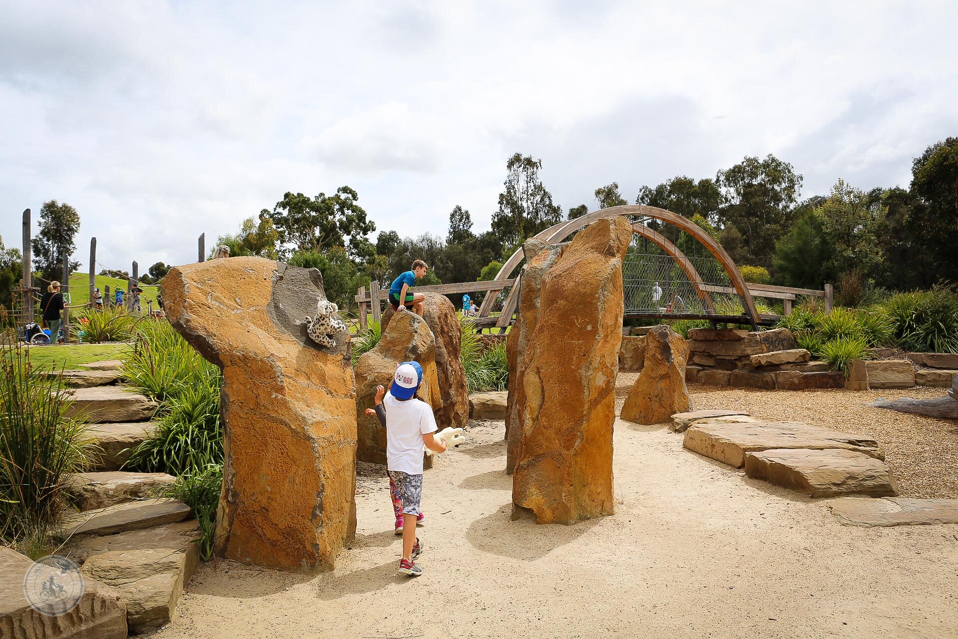 royal park 'nature play' playground, parkville - mamma knows melbourne
