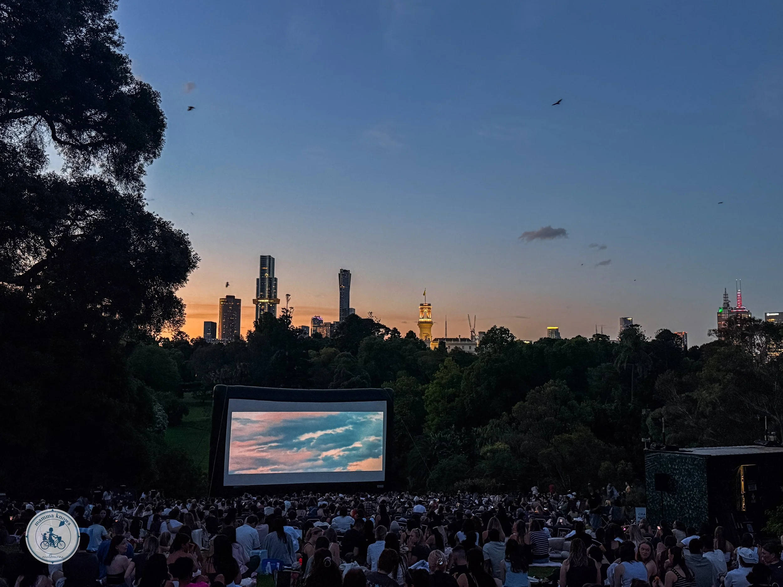 moonlight cinema, royal botanic gardens