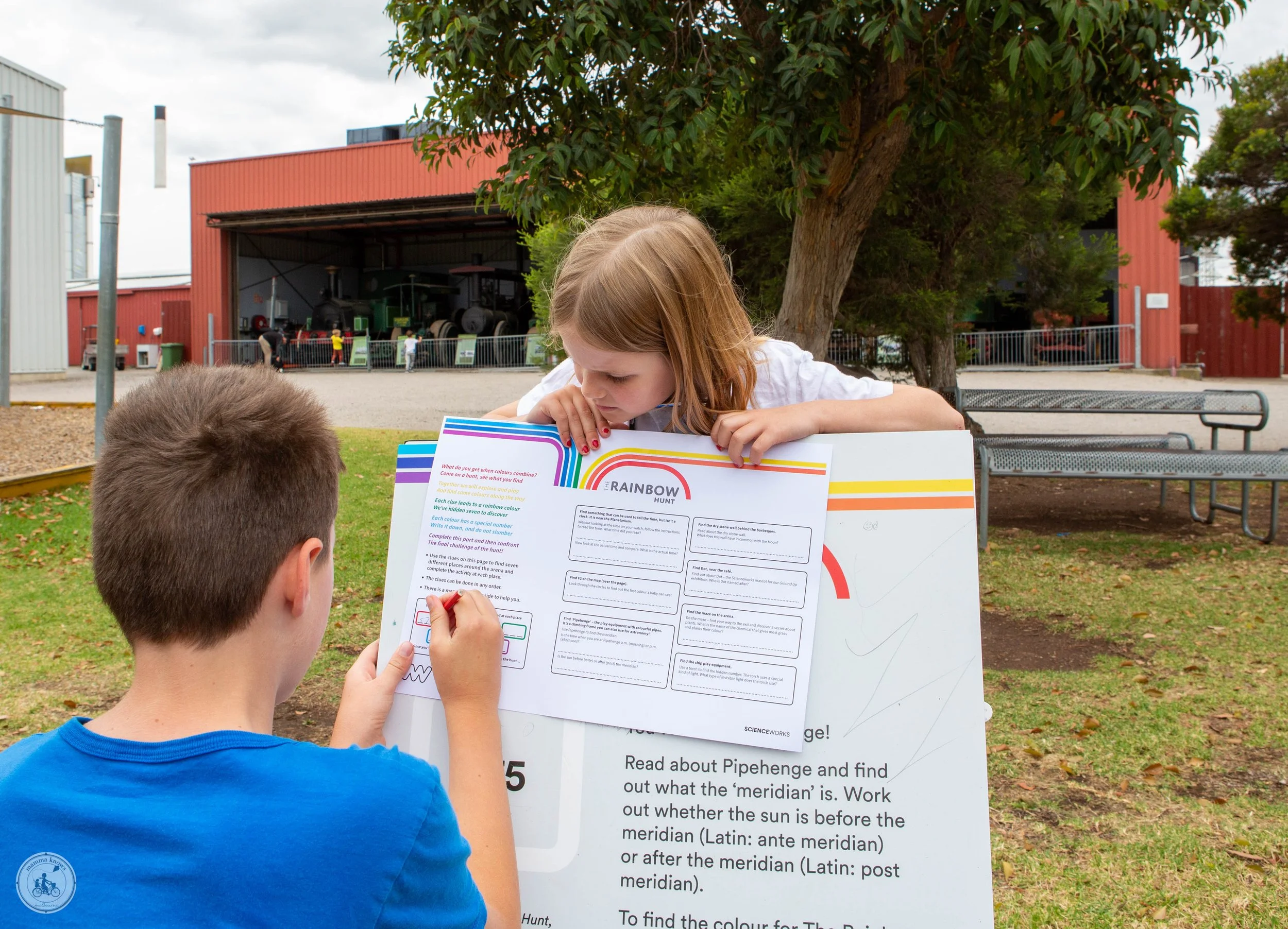 Hunt the Rainbow at Scienceworks