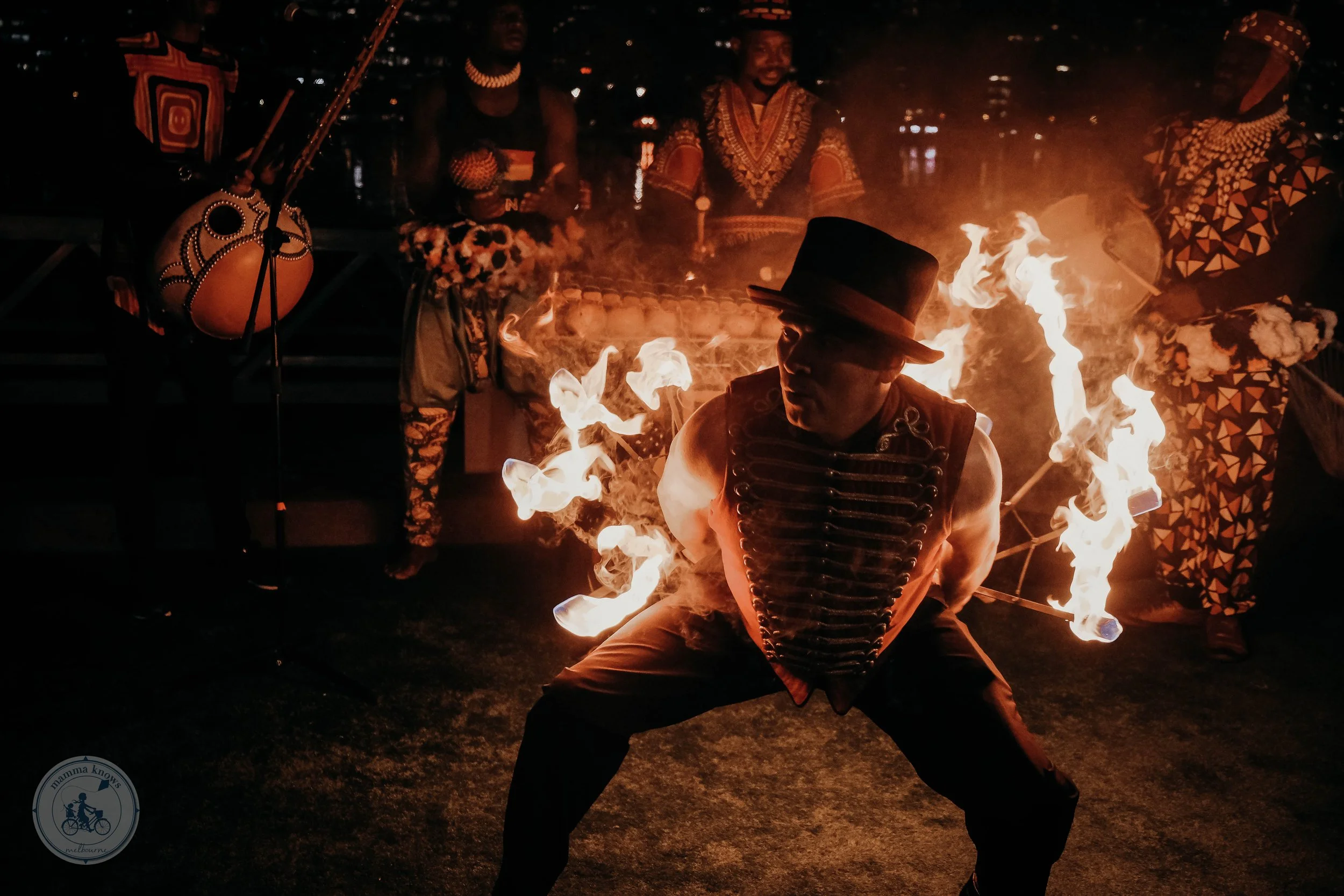 Firelight Festival, Docklands