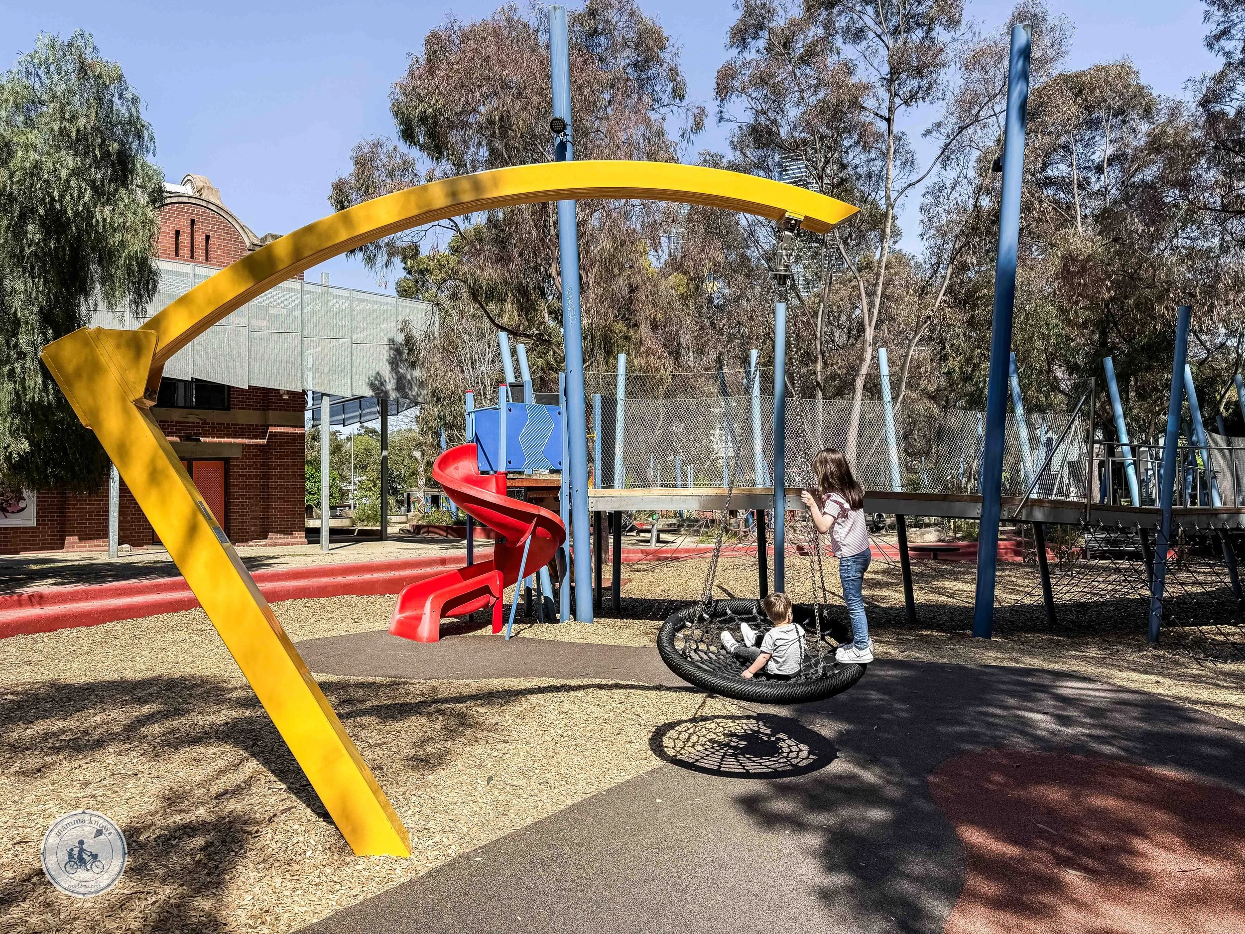 birrarung marr playground, melbourne