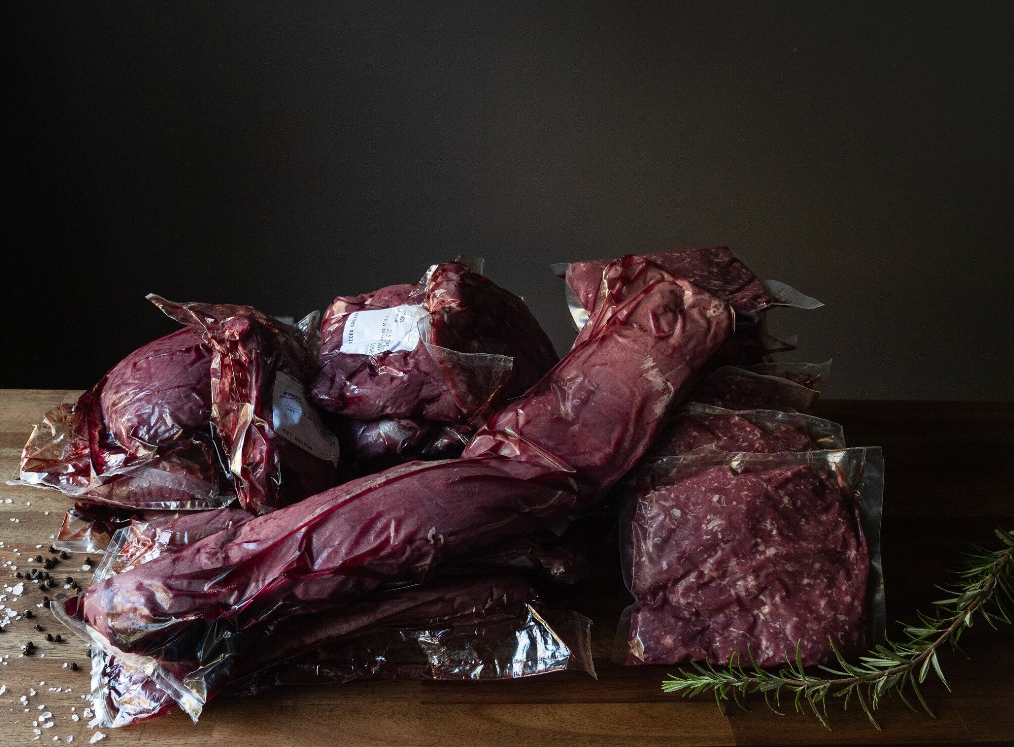 Our 14 Kg Wild Venison side pack