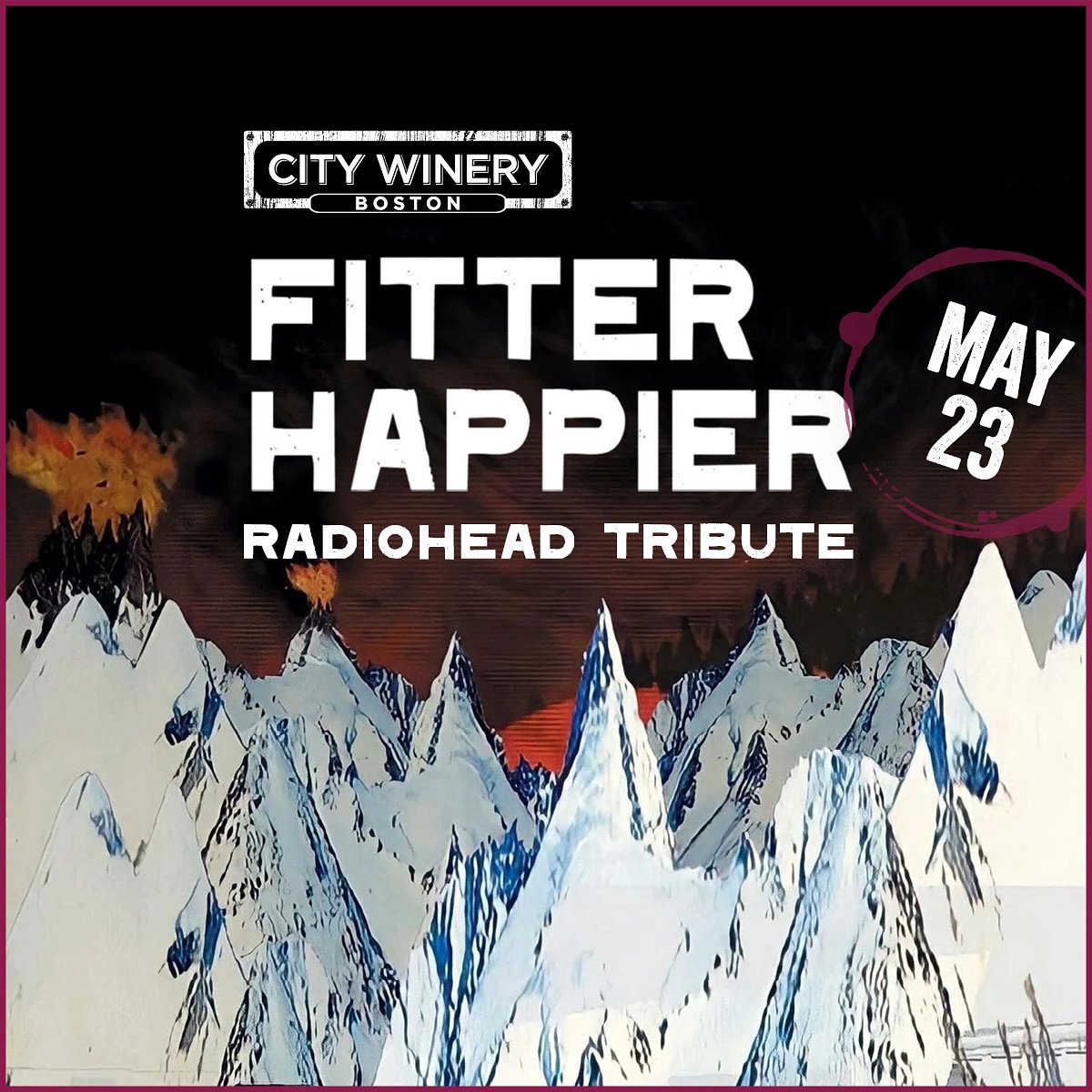 Tickets on sale now for our 5/23 show at @citywinerybos! 🎫