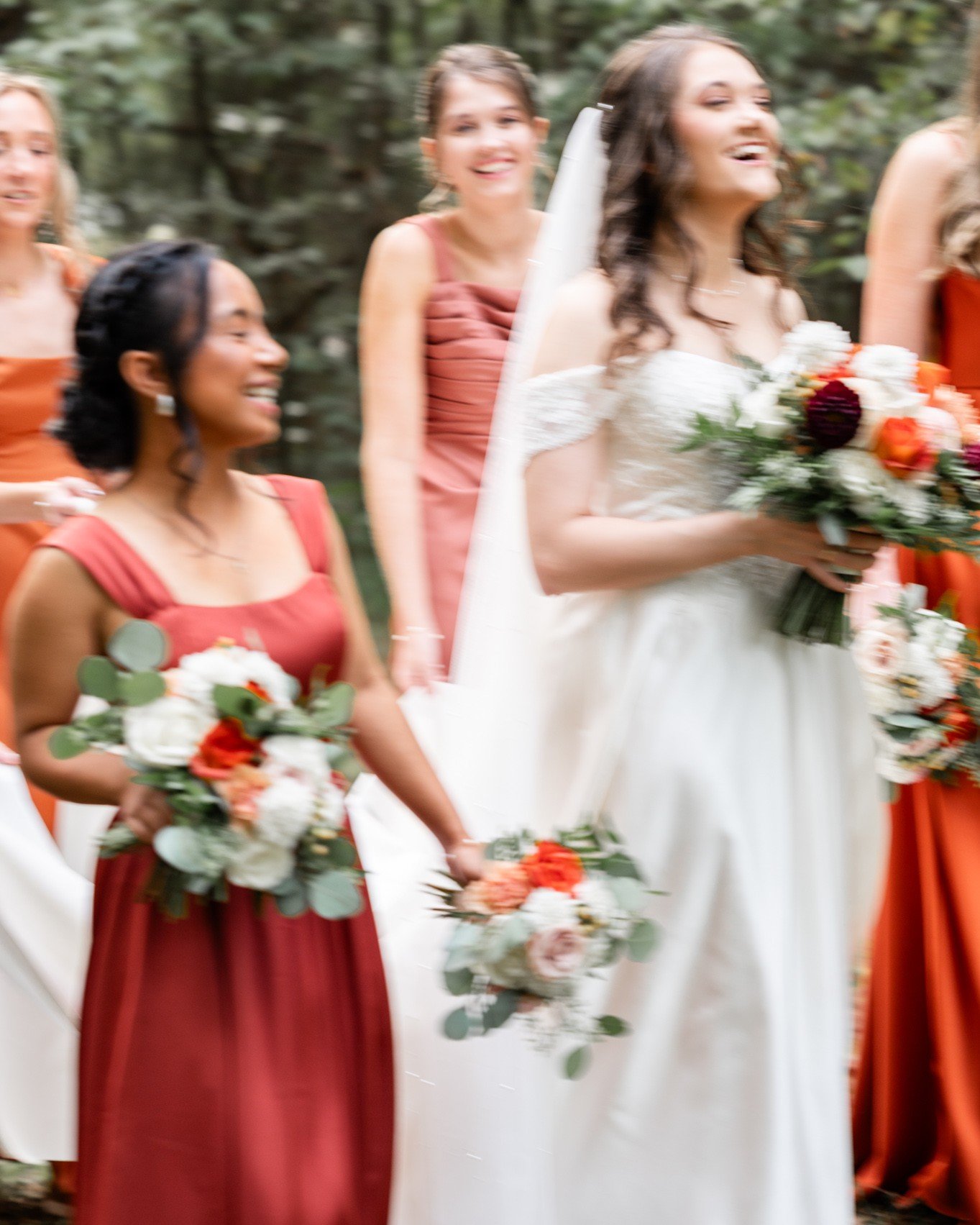 The bride and her girls, the hype team, the calm in the chaos, and the ones who make the day unforgettable!